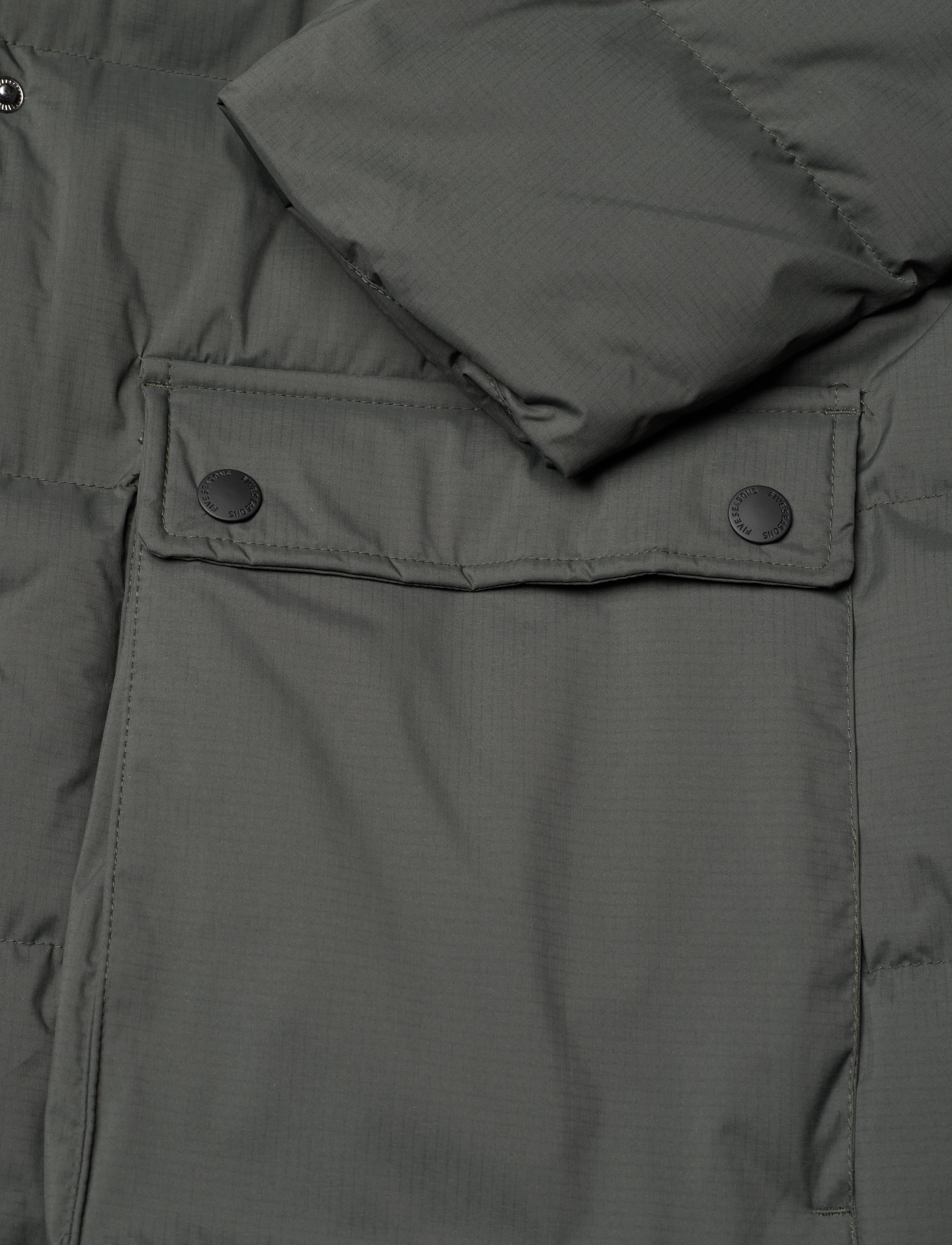 Five Seasons - NORDKAP JKT W - dunfrakker - green forest - 3