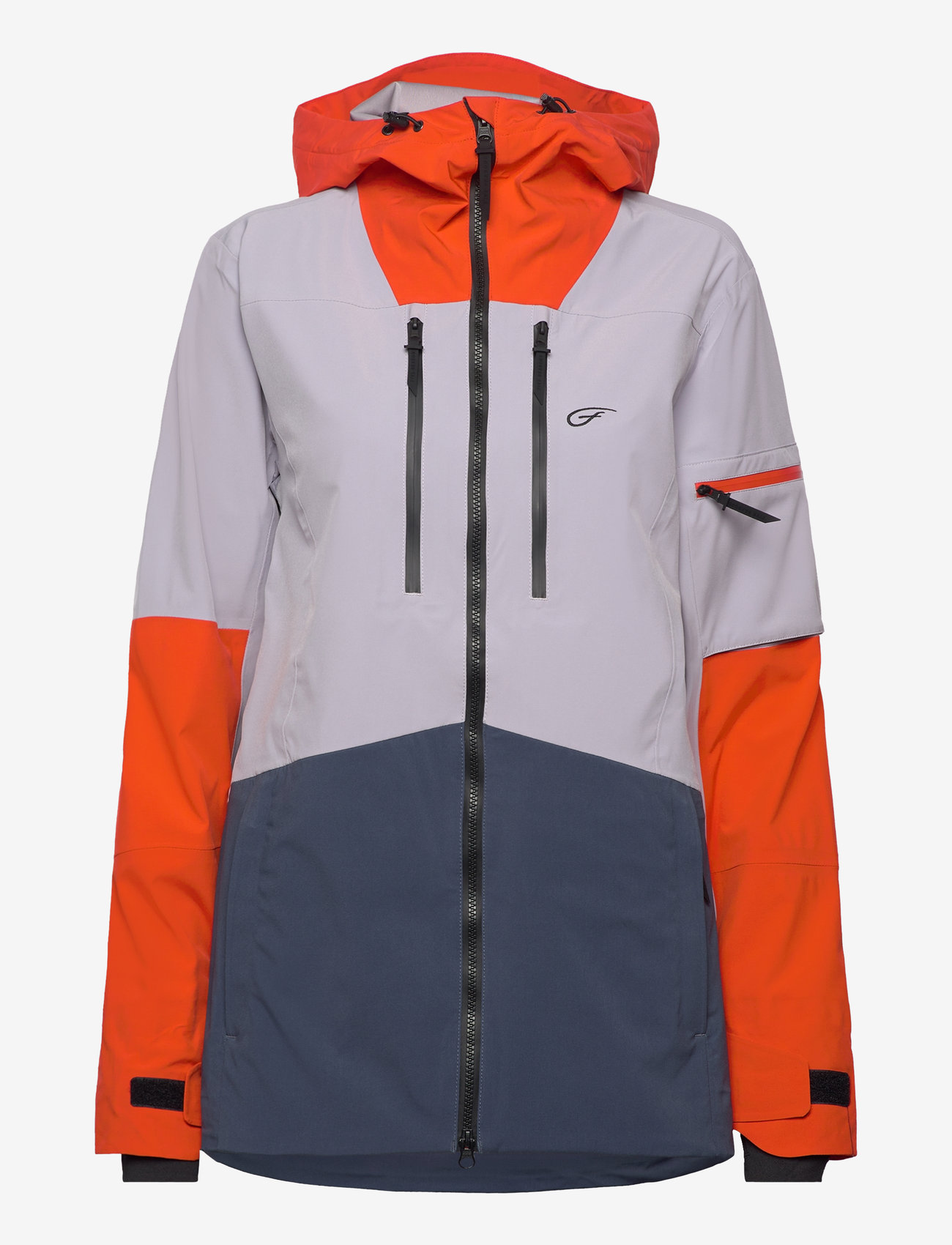 Five Seasons - HAKUBA JKT W - skidkläder - cool grey - 1