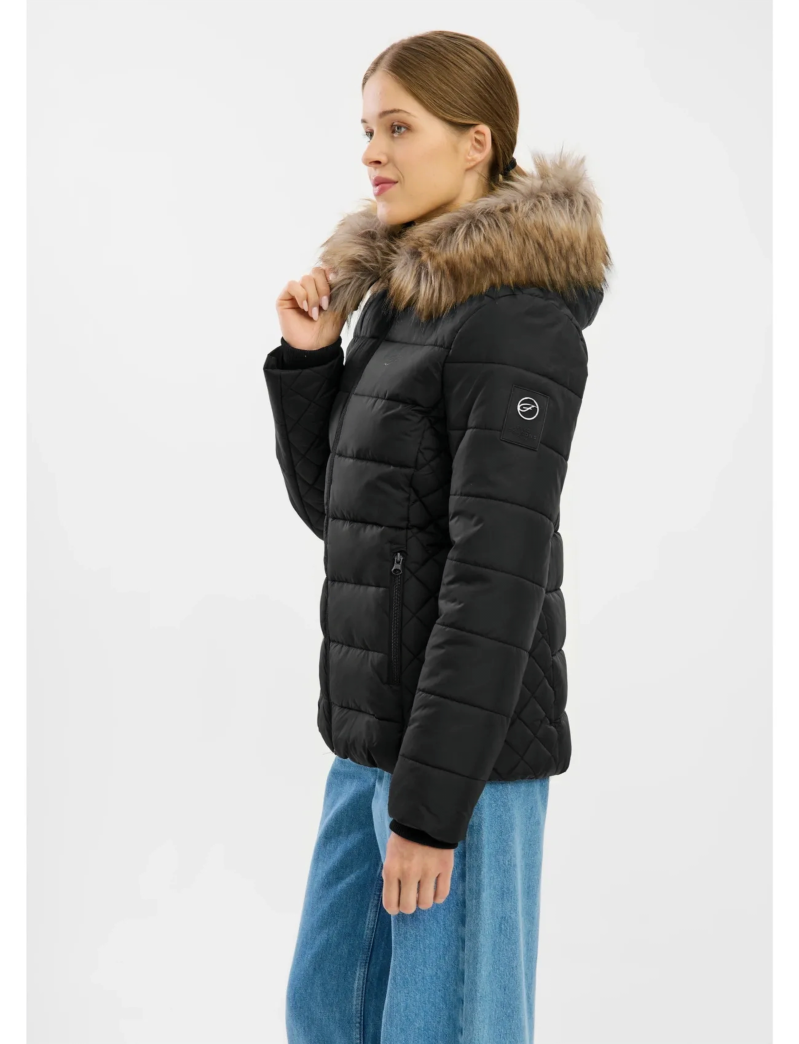 Five Seasons - VEGA JKT W - wyściełane kurtki - black - 3