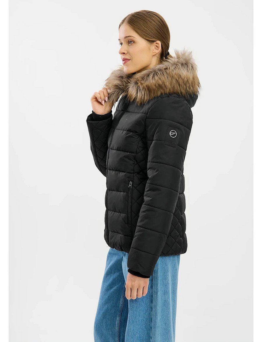 Five Seasons - VEGA JKT W - gewatteerde jassen - black - 3