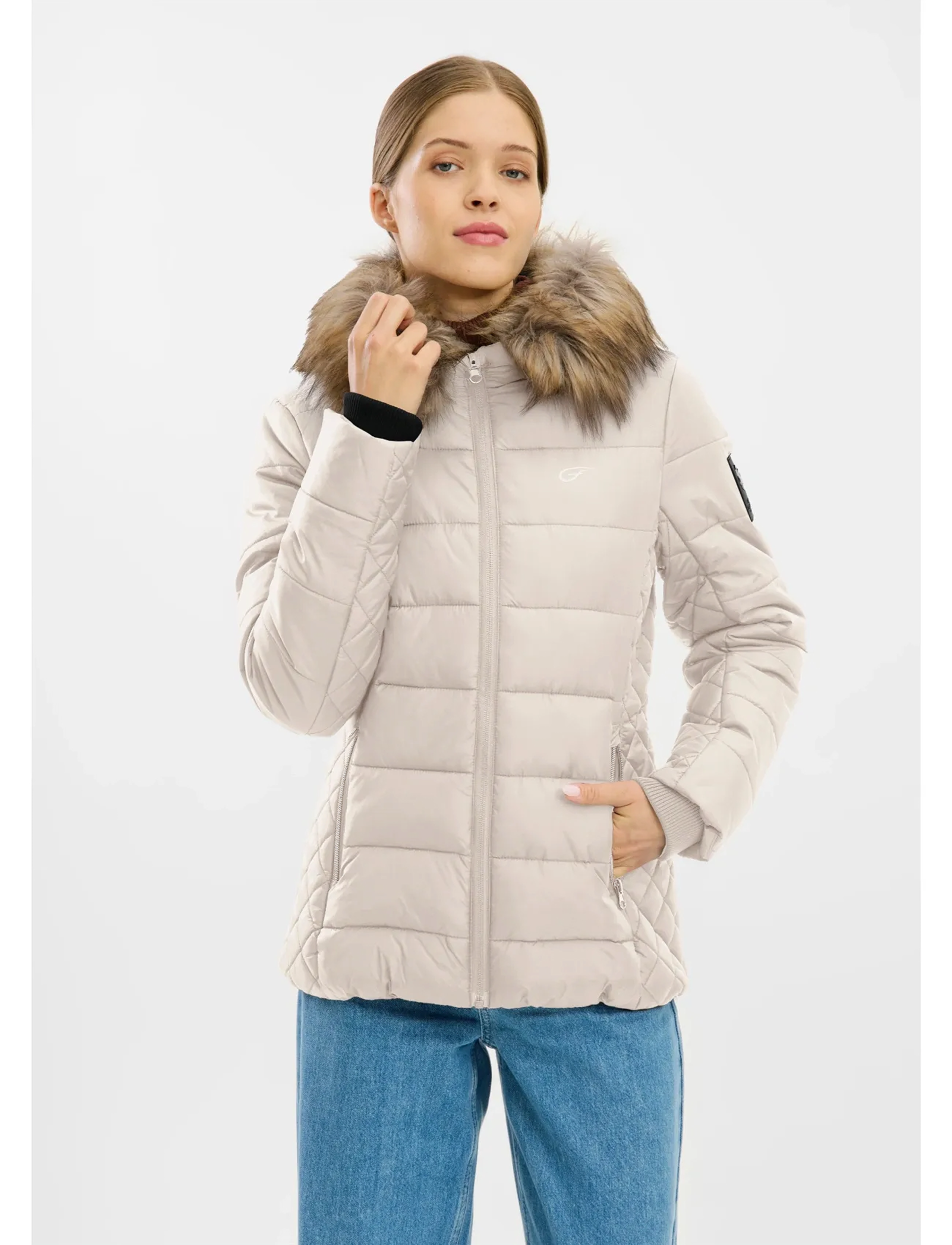 Five Seasons Vega Jkt W, 42, Cream, Sport Jackets > Sport Padded Jackets, Dame