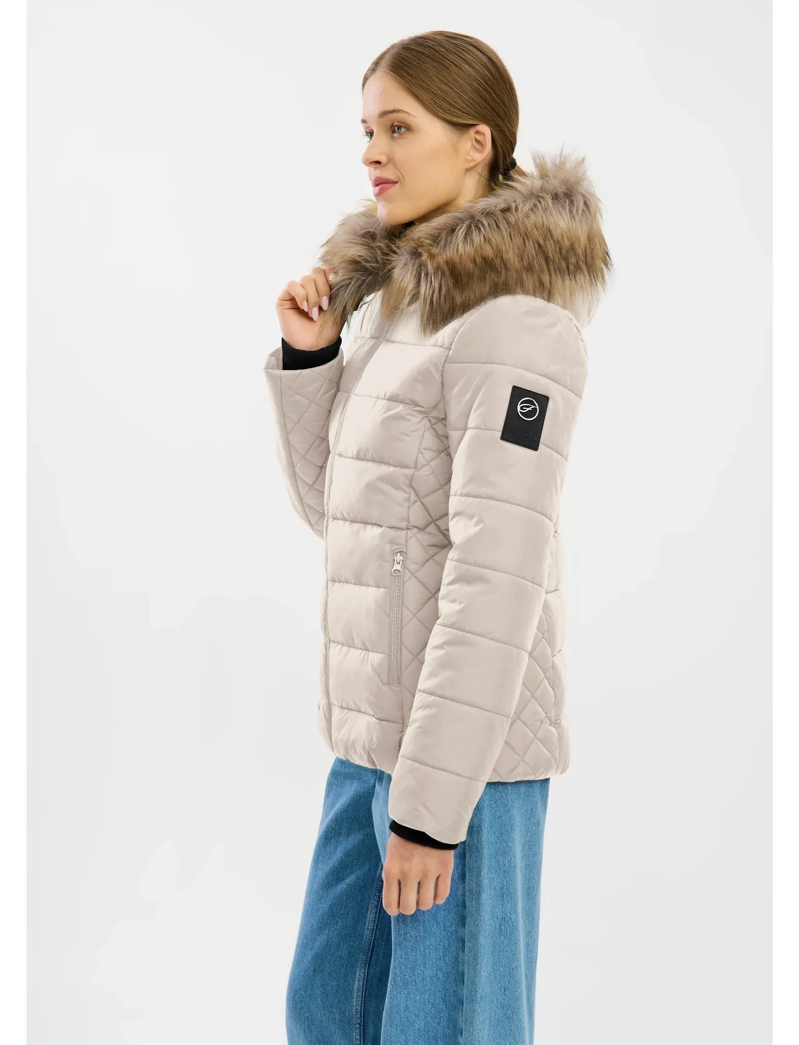 Five Seasons - VEGA JKT W - vinterjackor - oyster - 4