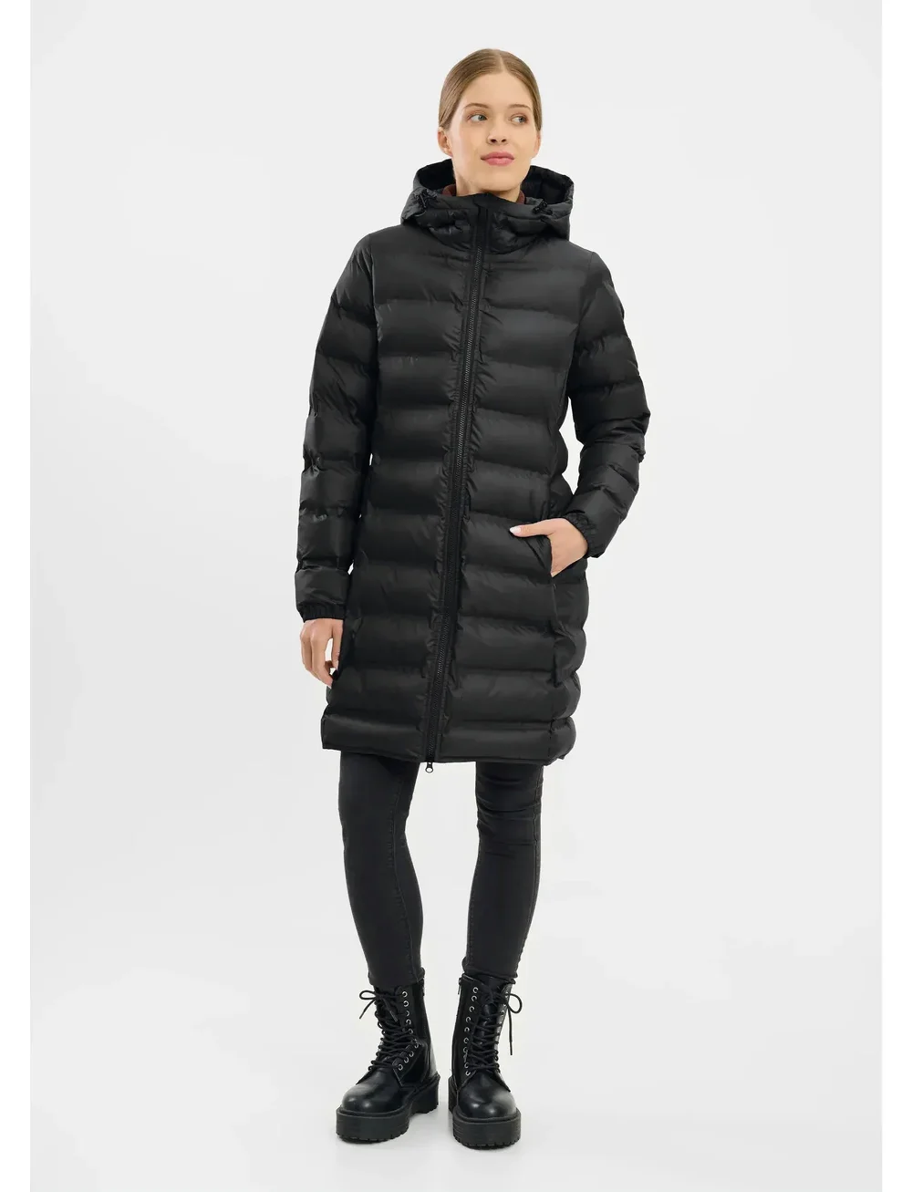 Five Seasons - TINDRA JKT W - sulejoped ja voodriga joped - black - 0