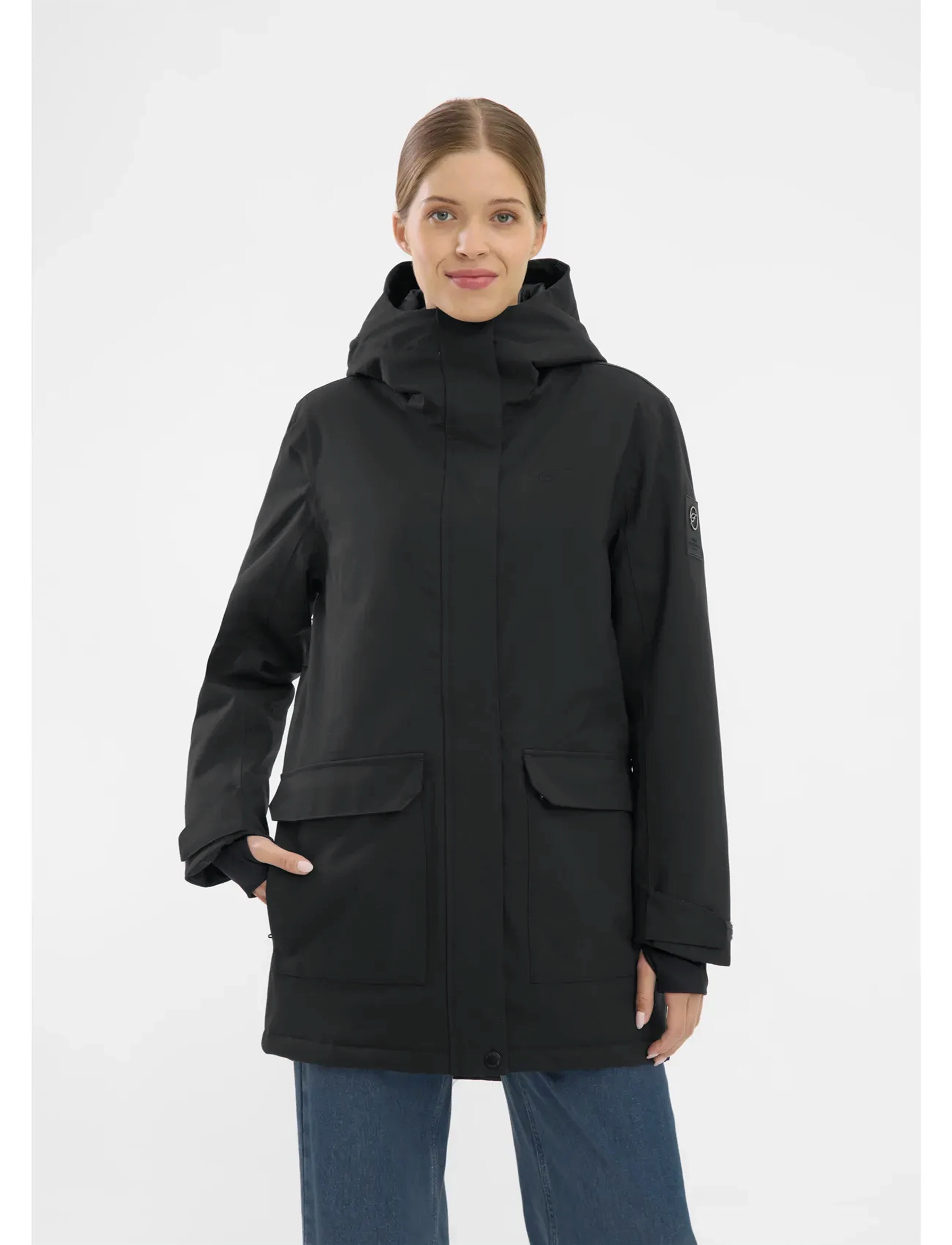 Five Seasons Nara Jkt W, Kvinder, Parka, Sort, Str: 40