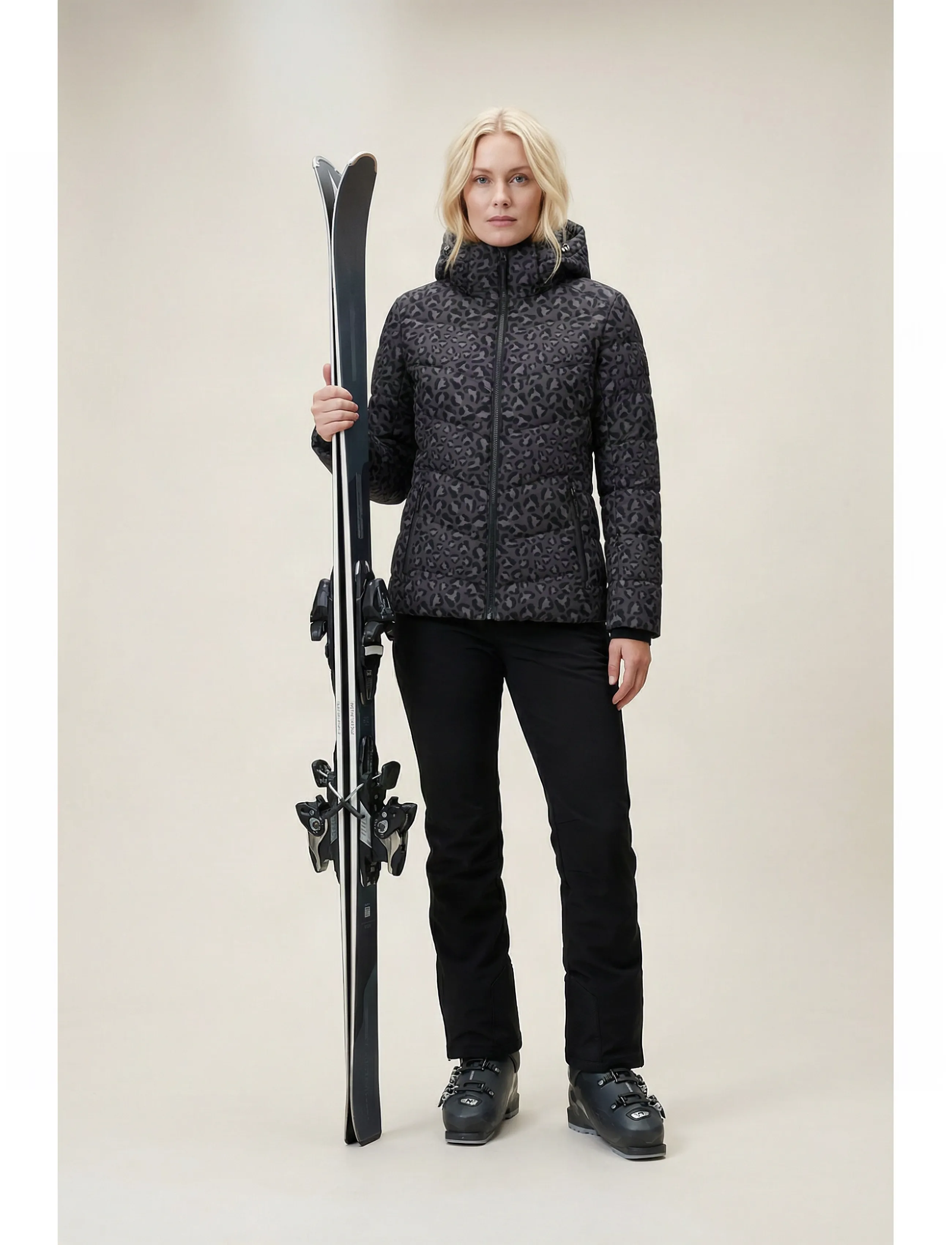 Five Seasons - MOIWA JKT W - ski wear - black leo - 0