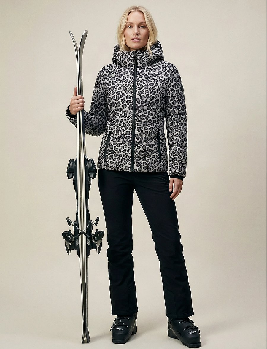 Five Seasons - MOIWA JKT W - ski wear - white leo - 3