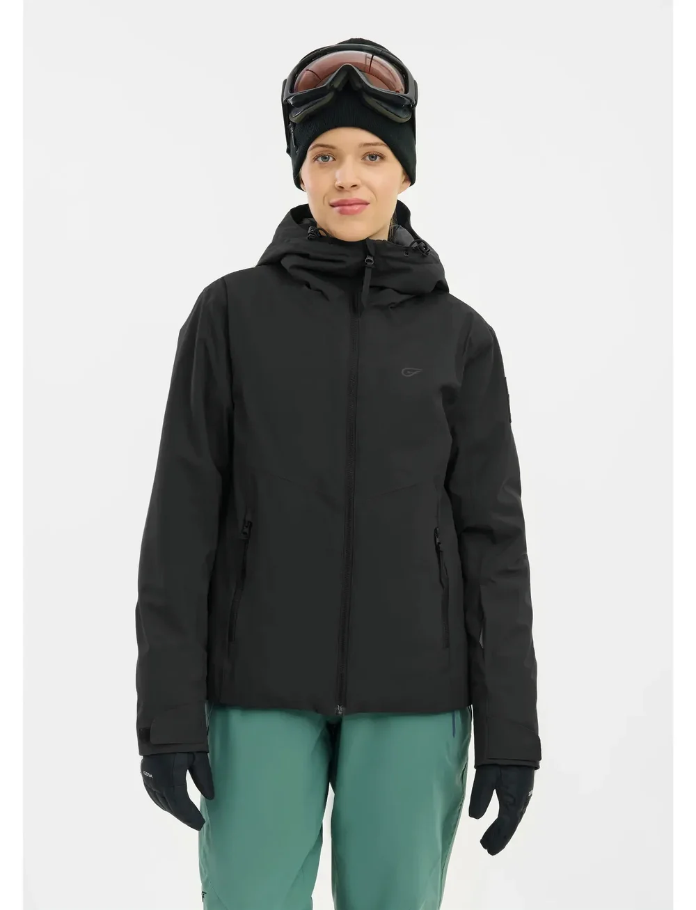 Five Seasons - VALLTER JKT W - skidkläder - black - 0