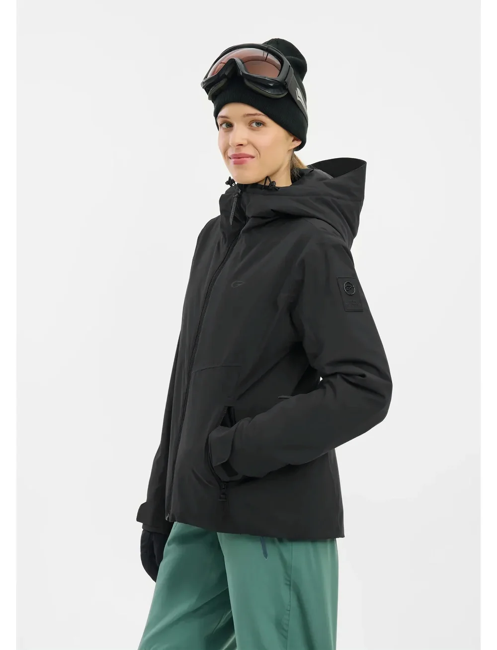 Five Seasons - VALLTER JKT W - skidkläder - black - 3