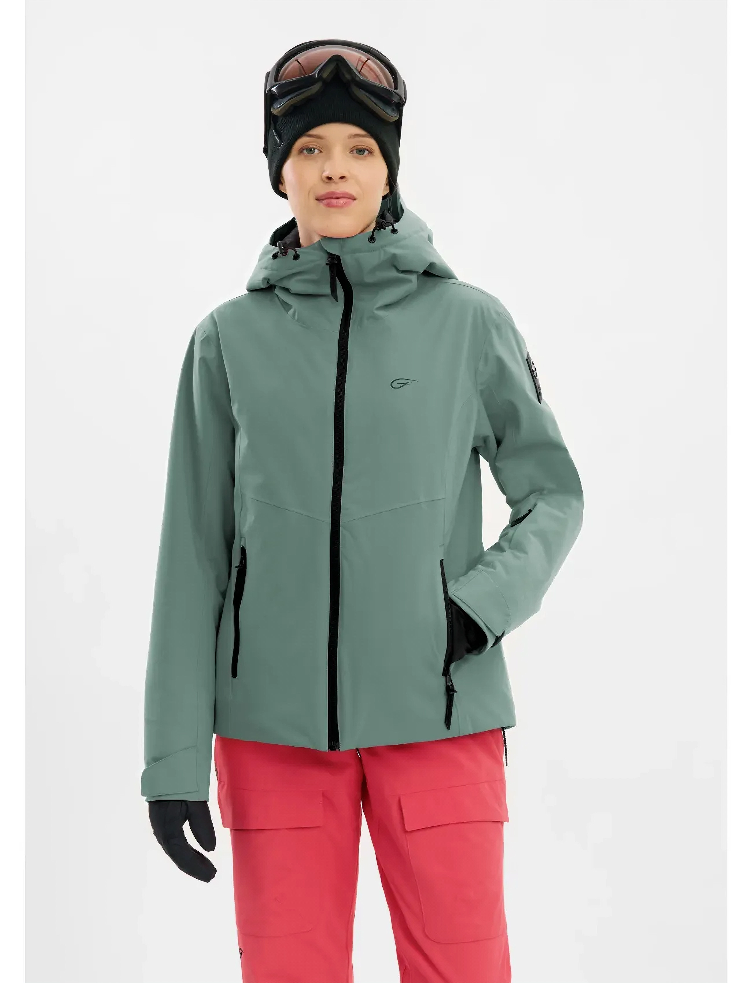 Five Seasons - VALLTER JKT W - skidkläder - silver pine - 0