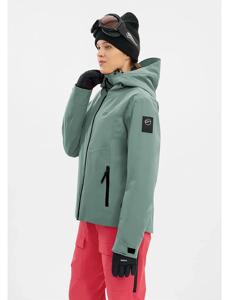 Five Seasons - VALLTER JKT W - hiihto- & laskettelutakit - silver pine - 3