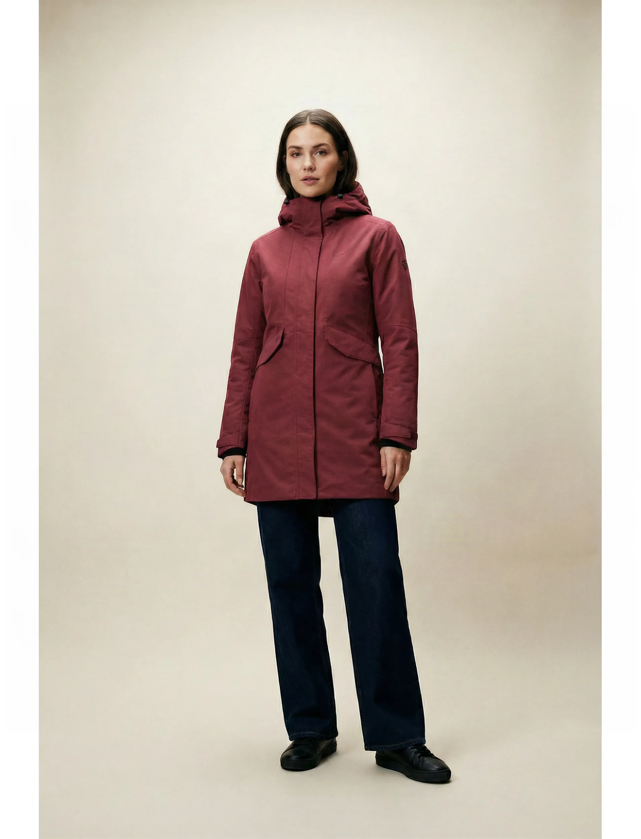 Five Seasons VERA JKT W - Kläder - MAROON / burgundy