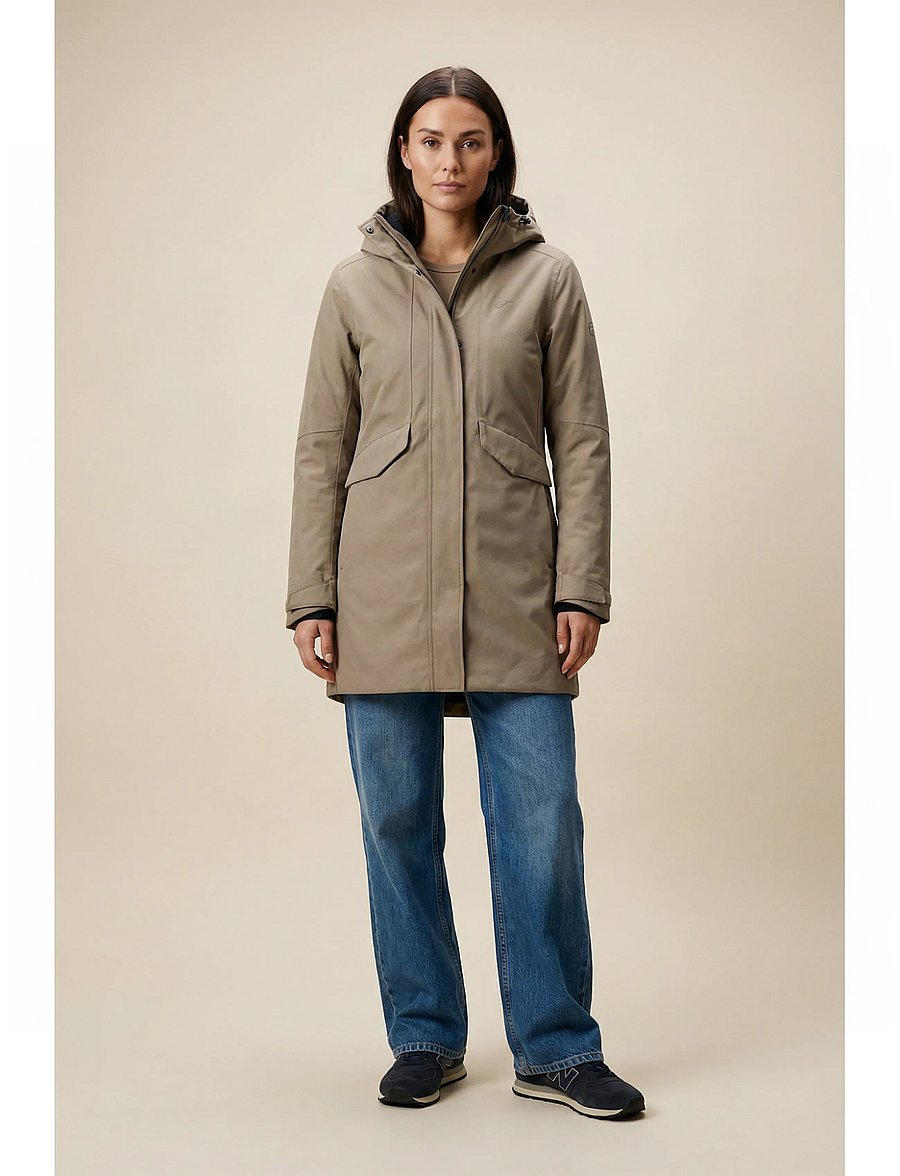 Five Seasons - VERA JKT W - vinterjakker - taupe - 0