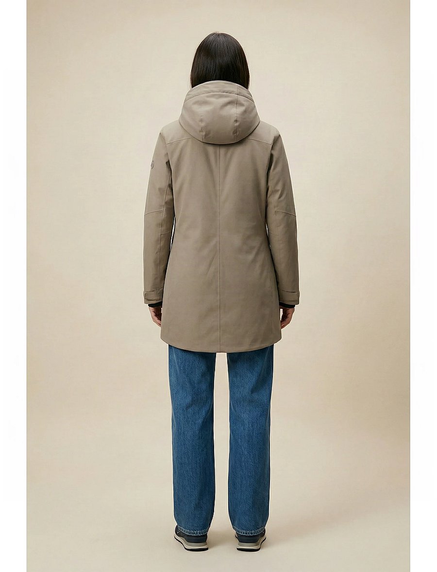Five Seasons - VERA JKT W - vinterjakker - taupe - 3