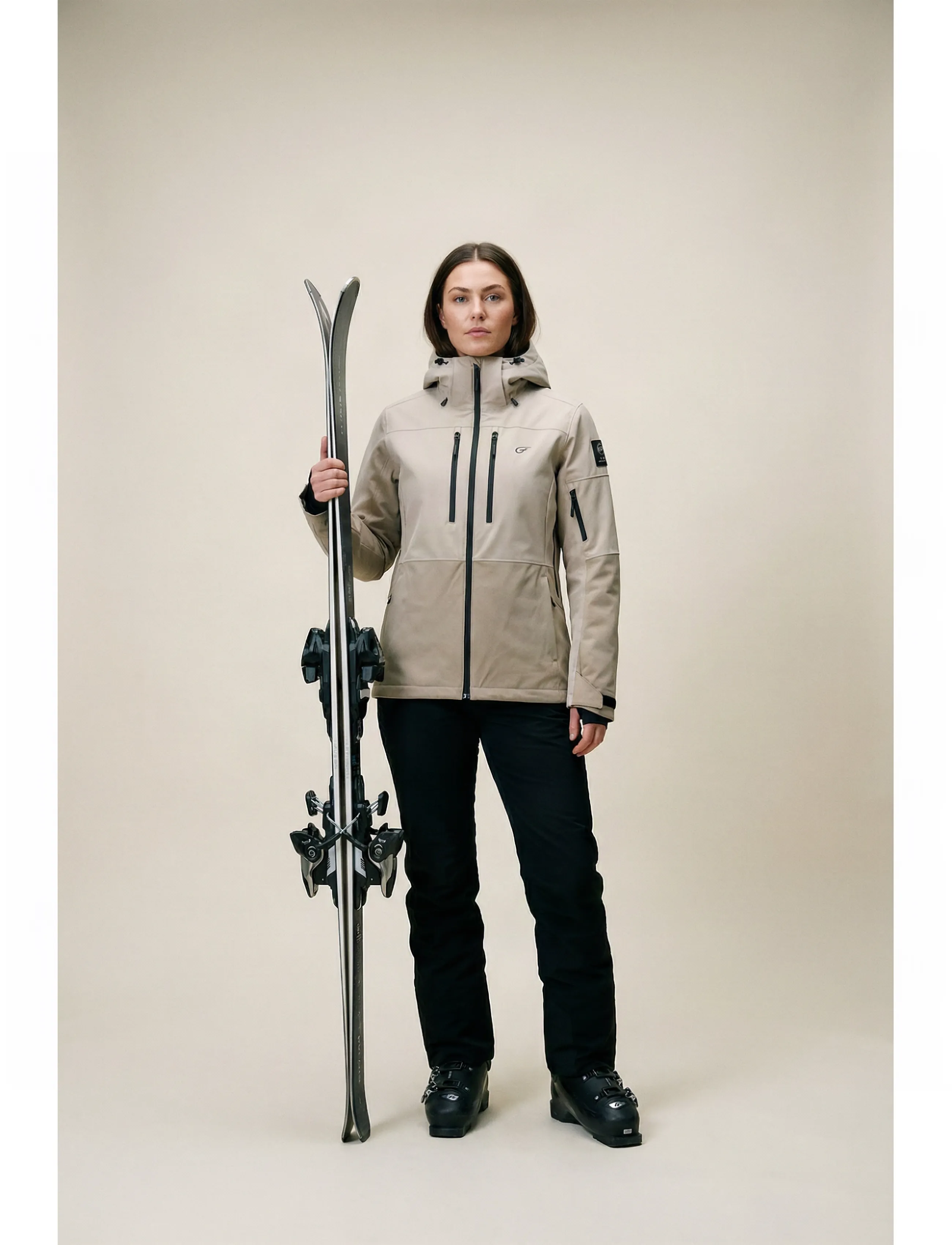 Five Seasons - MINOWA JKT W - ski wear - taupe - 0