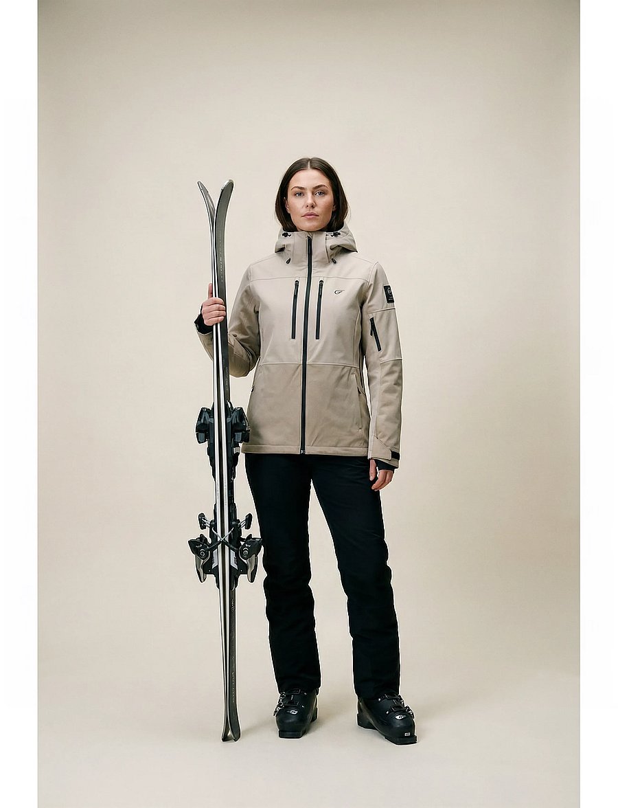 Five Seasons - MINOWA JKT W - ski wear - taupe - 0