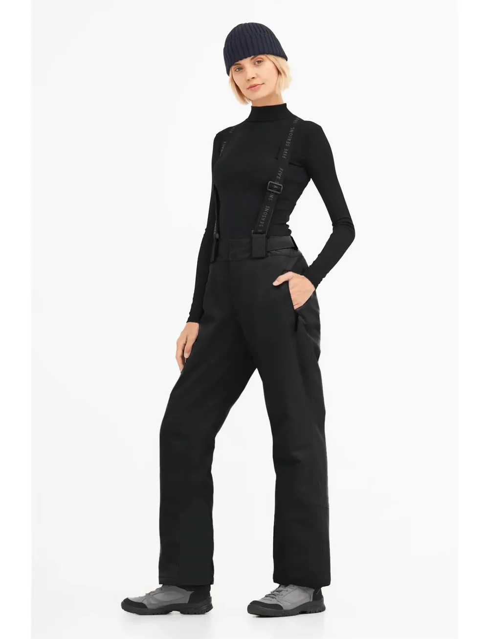 Five Seasons - PALEY PNT W - skidkläder - black - 3