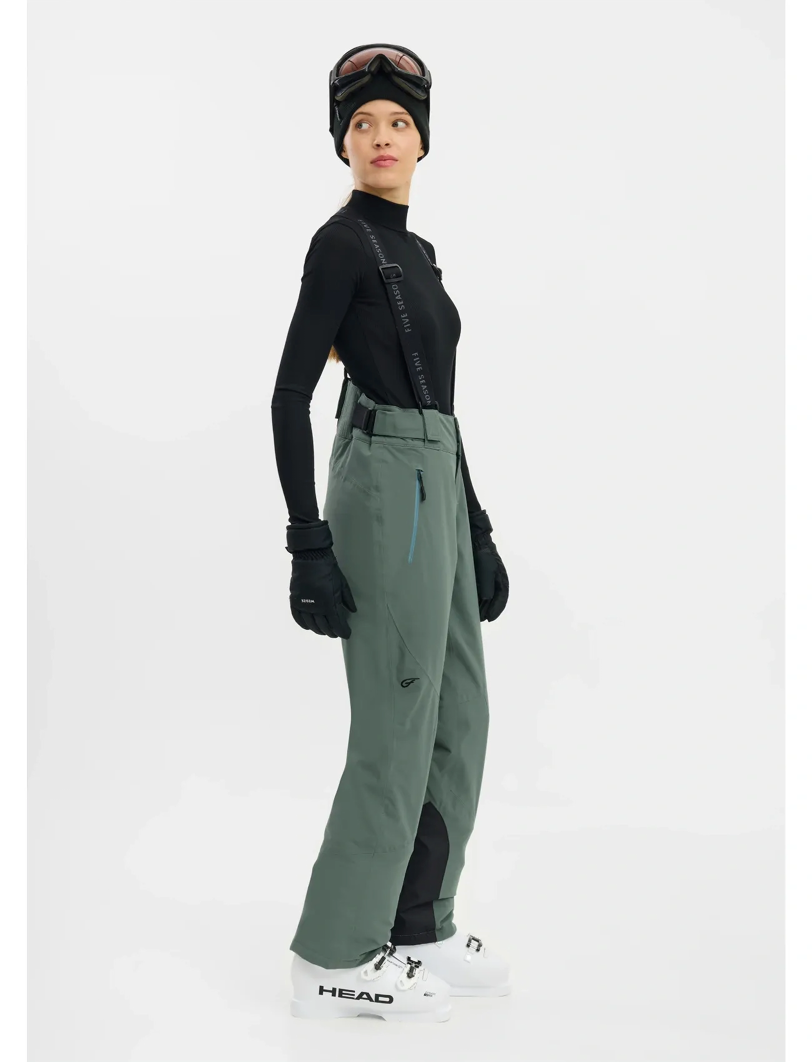 Five Seasons - PALEY PNT W - skiing pants - silver pine - 3