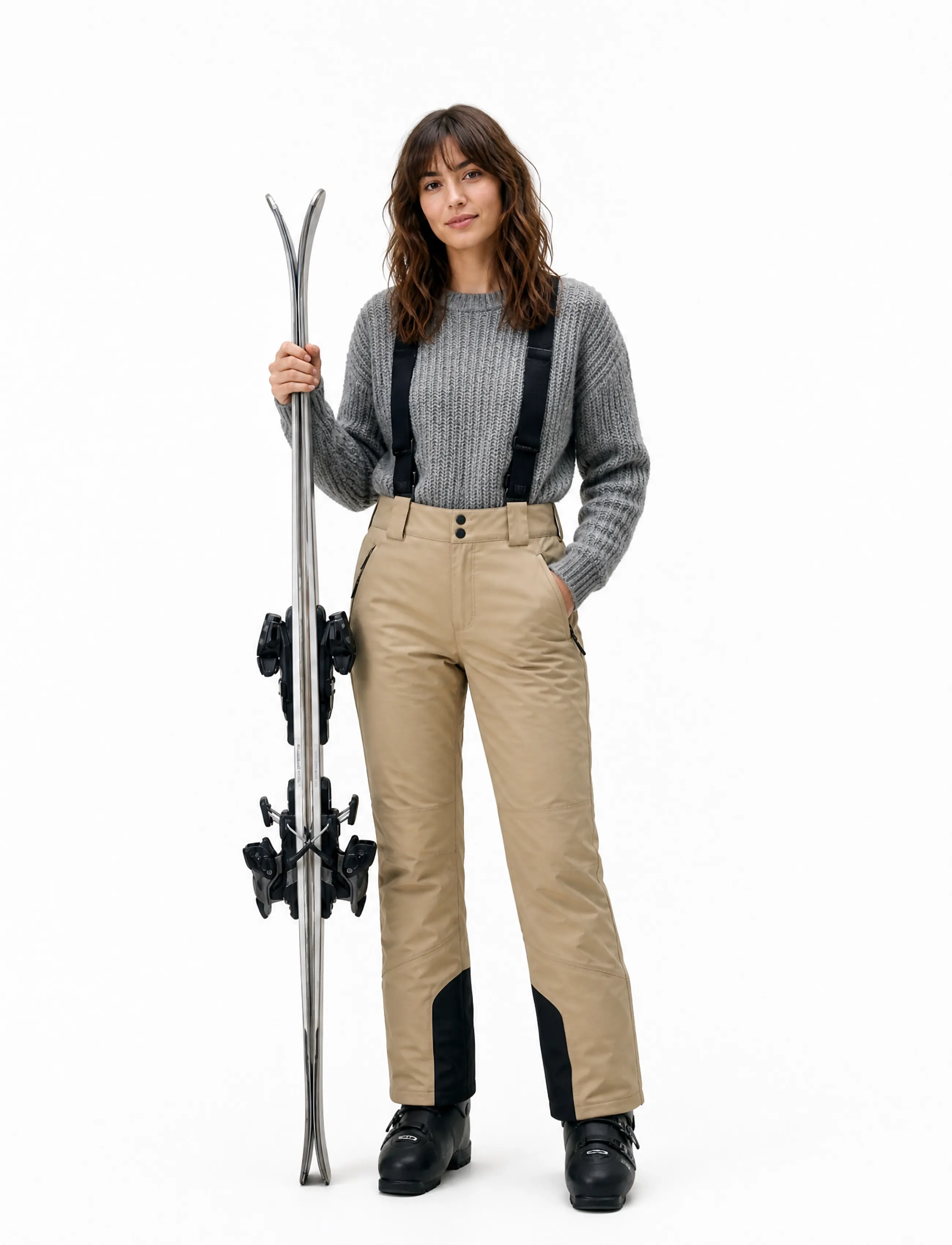 Five Seasons - PALEY PNT W - ski wear - taupe - 0