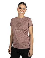 Five Seasons - PINECONE TOP W - t-shirts - burlwood melange - 2