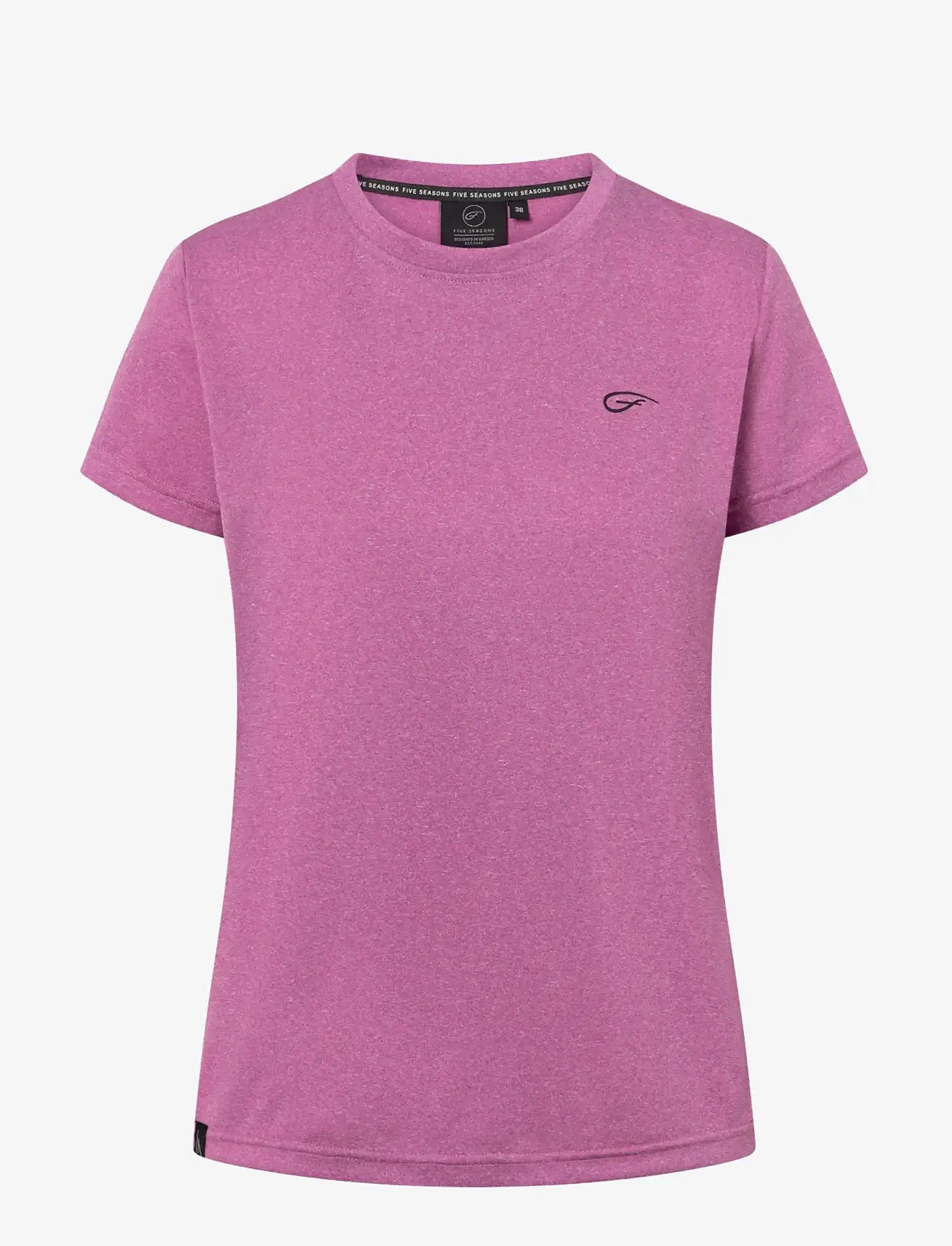Five Seasons - BASIC TOP W - t-shirts - purple - 1