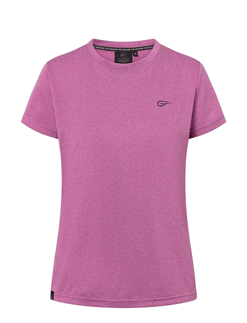 Five Seasons - BASIC TOP W - t-shirts - purple - 1