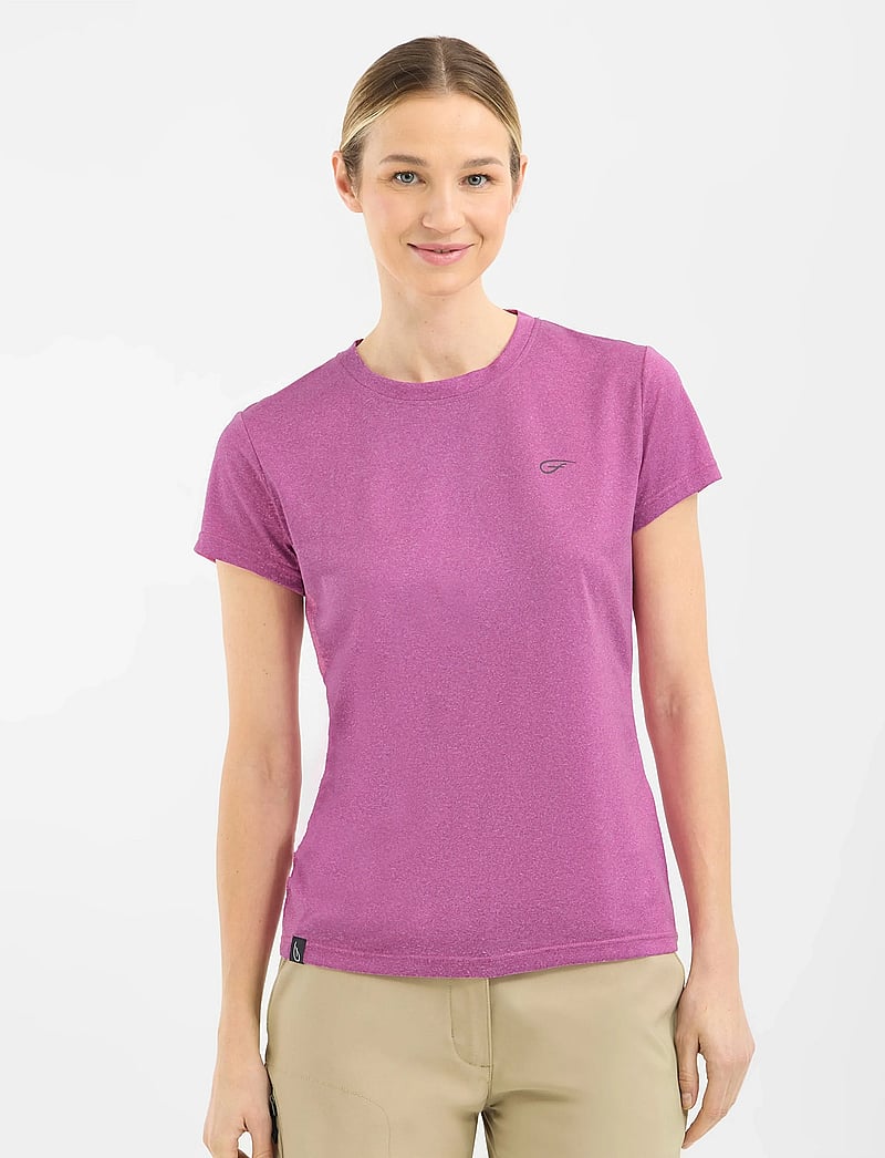 Five Seasons - BASIC TOP W - t-shirts - purple - 0
