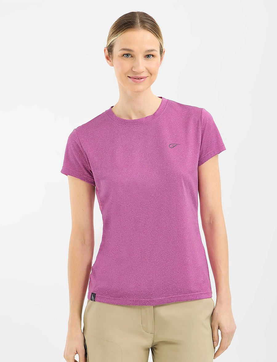 Five Seasons - BASIC TOP W - t-shirts - purple - 0