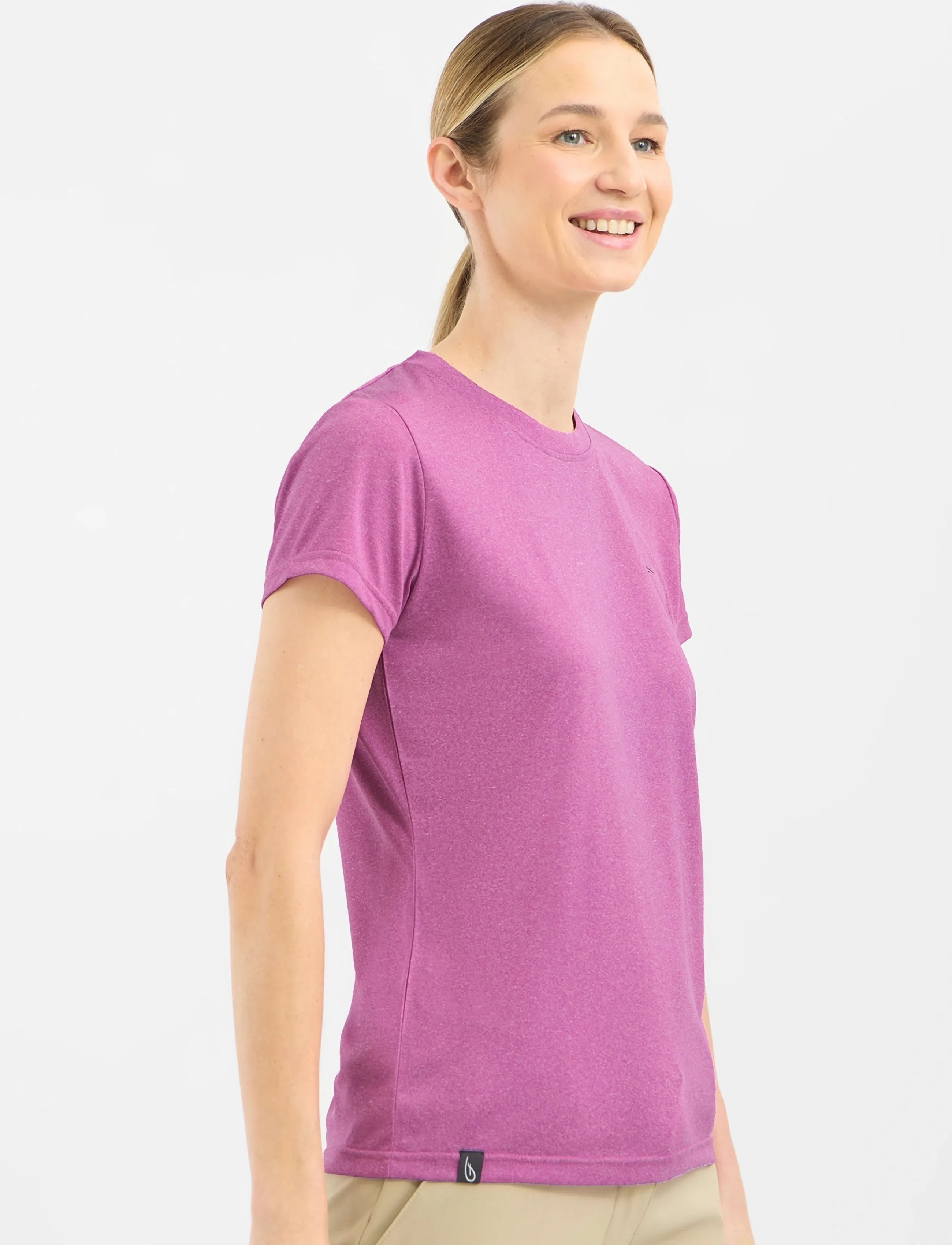 Five Seasons - BASIC TOP W - t-shirts - purple - 5