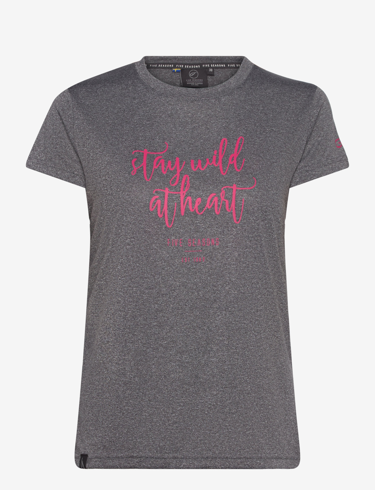 Five Seasons - WILD TOP W - obsidian melange - 0