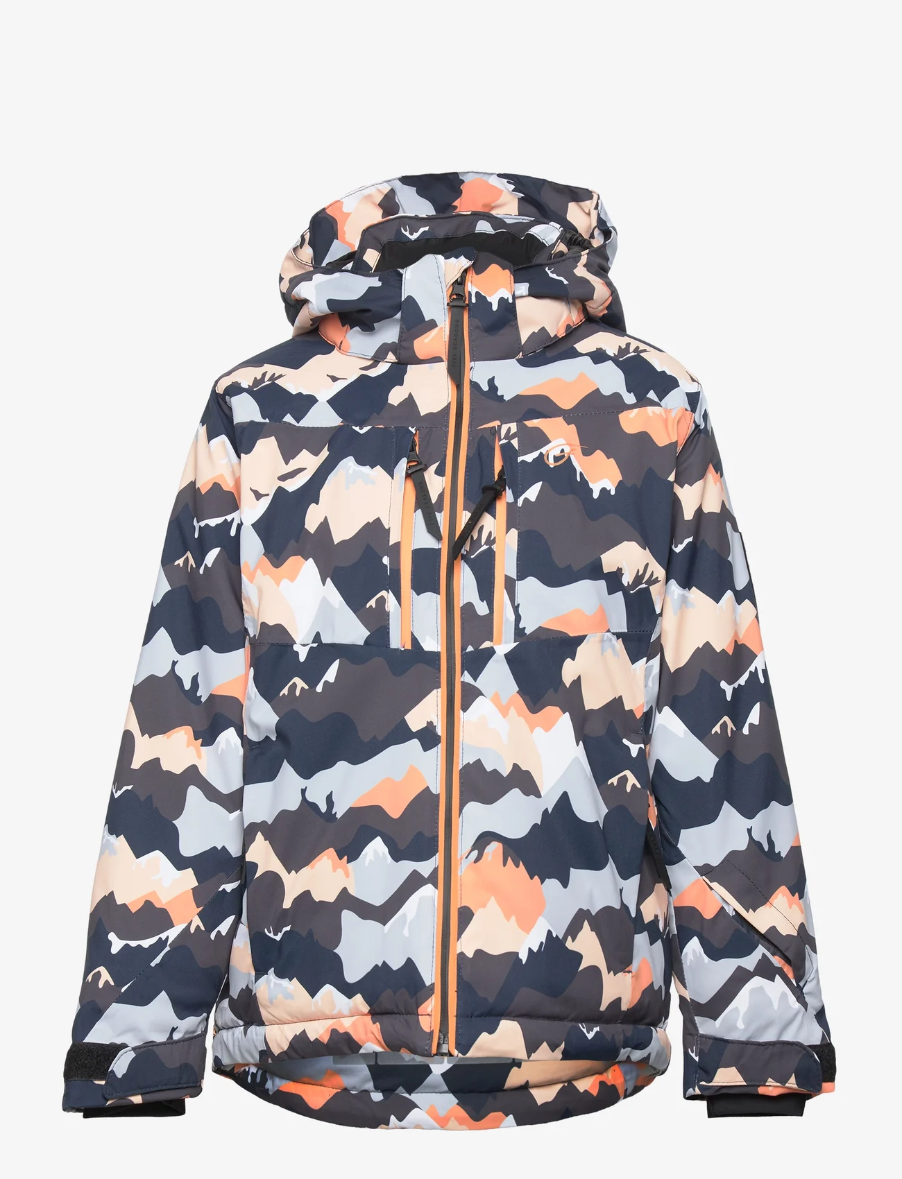 Five Seasons - NENDAZ JKT JR - ski jackets - apricot mountain camo - 0