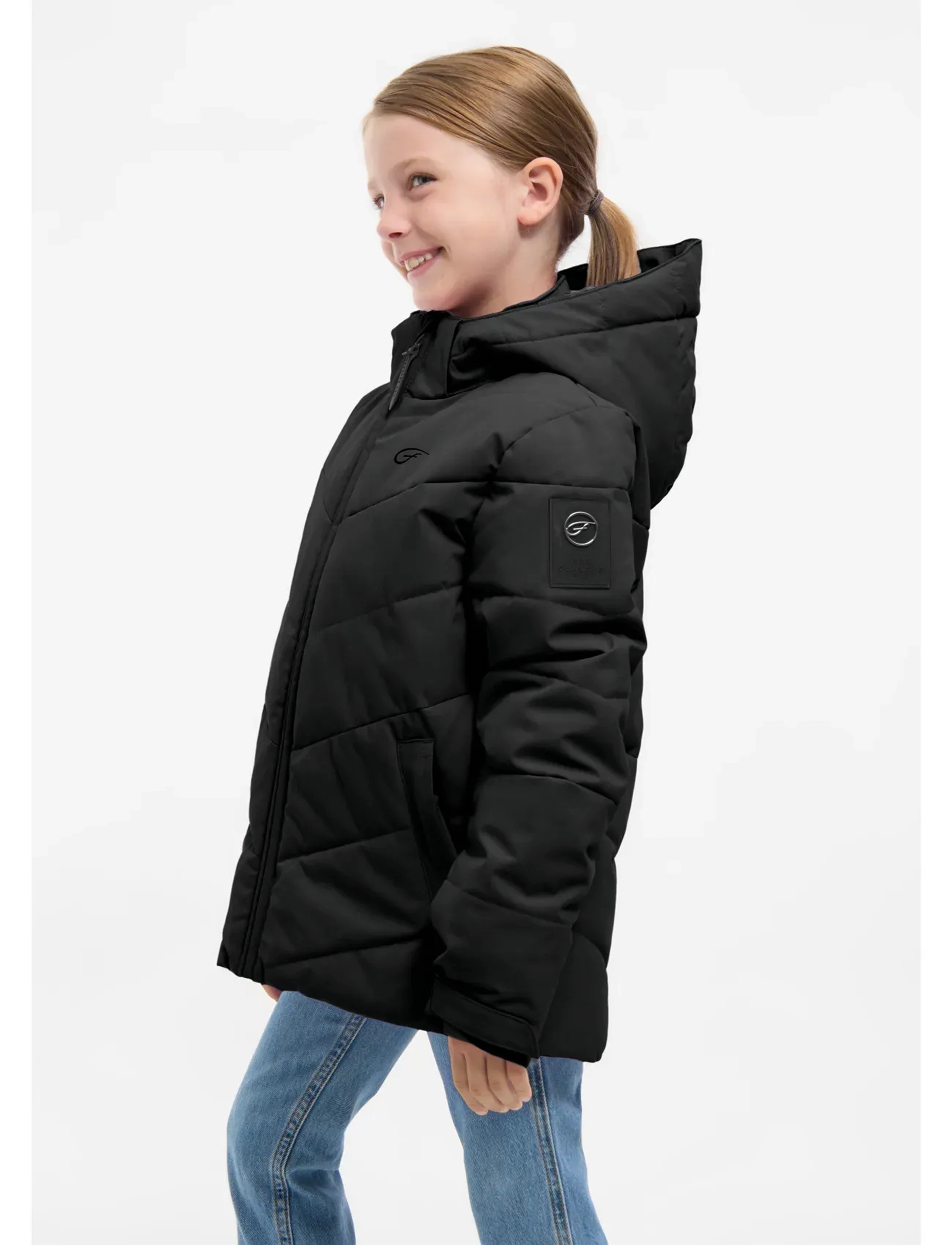 Five Seasons - ARINSAL JKT JR - suusajoped - black solid - 3