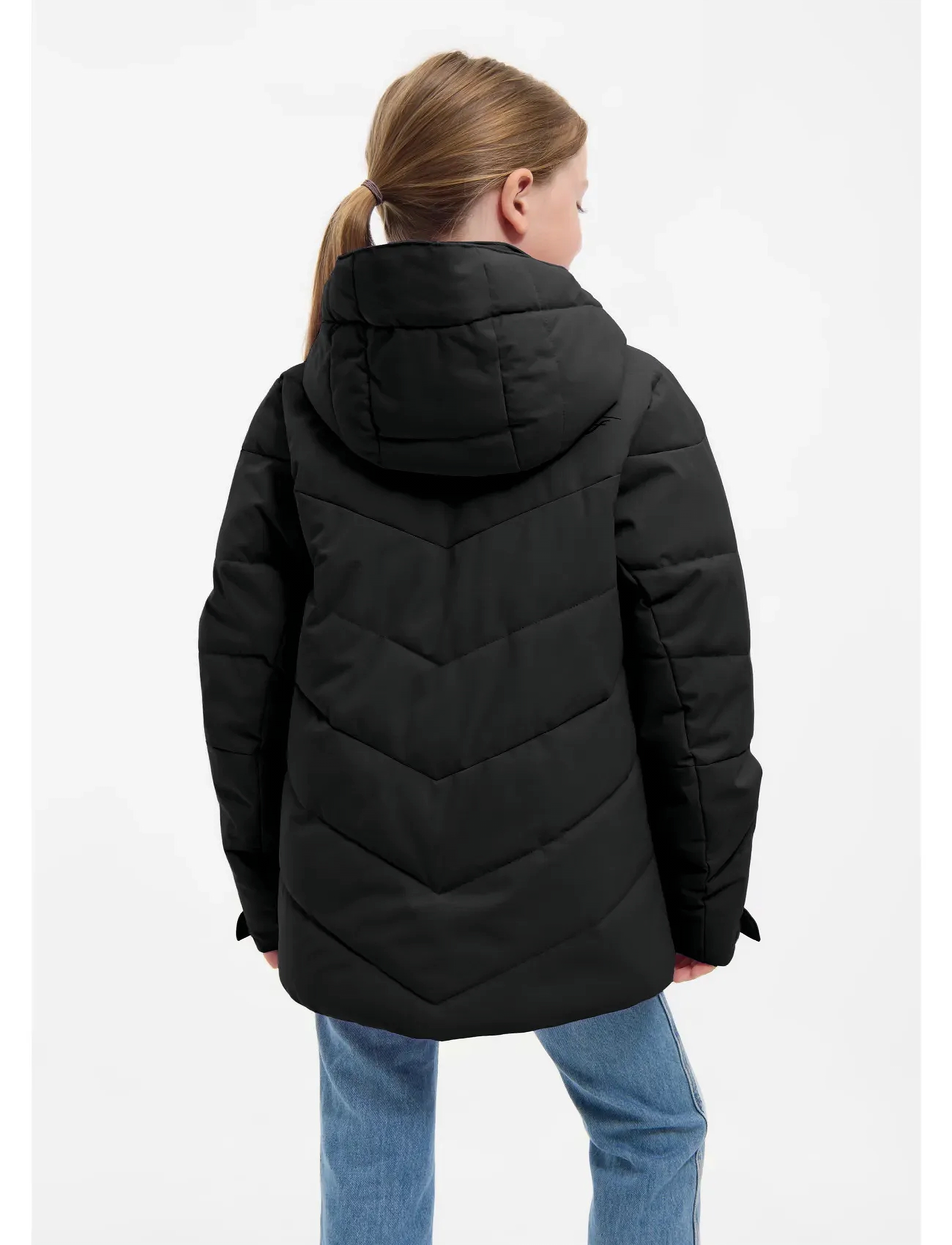 Five Seasons - ARINSAL JKT JR - suusajoped - black solid - 4
