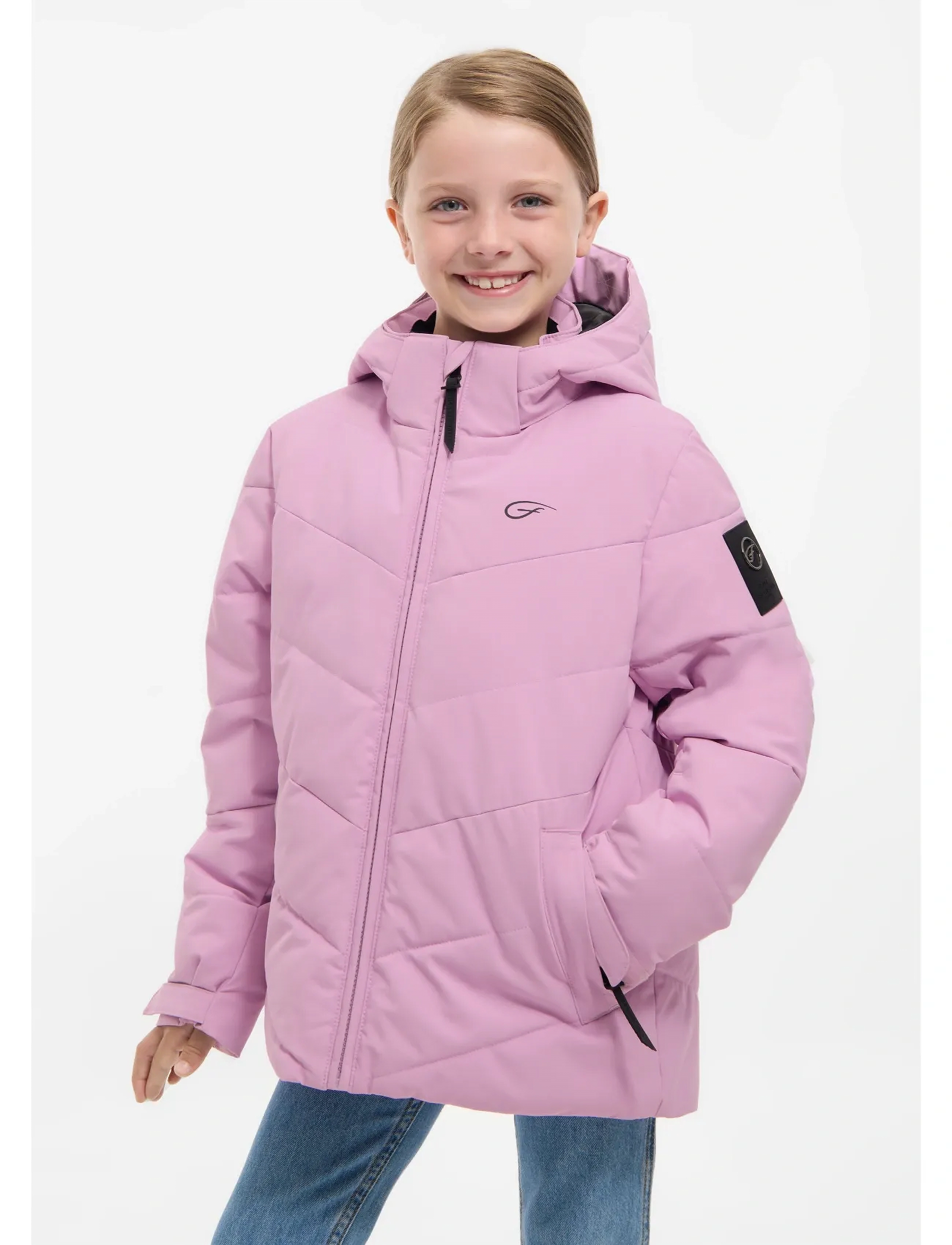 Five Seasons Arinsal Jkt Jr, Børn, Junior Hætte Dunjakke, Pink, Str: 146