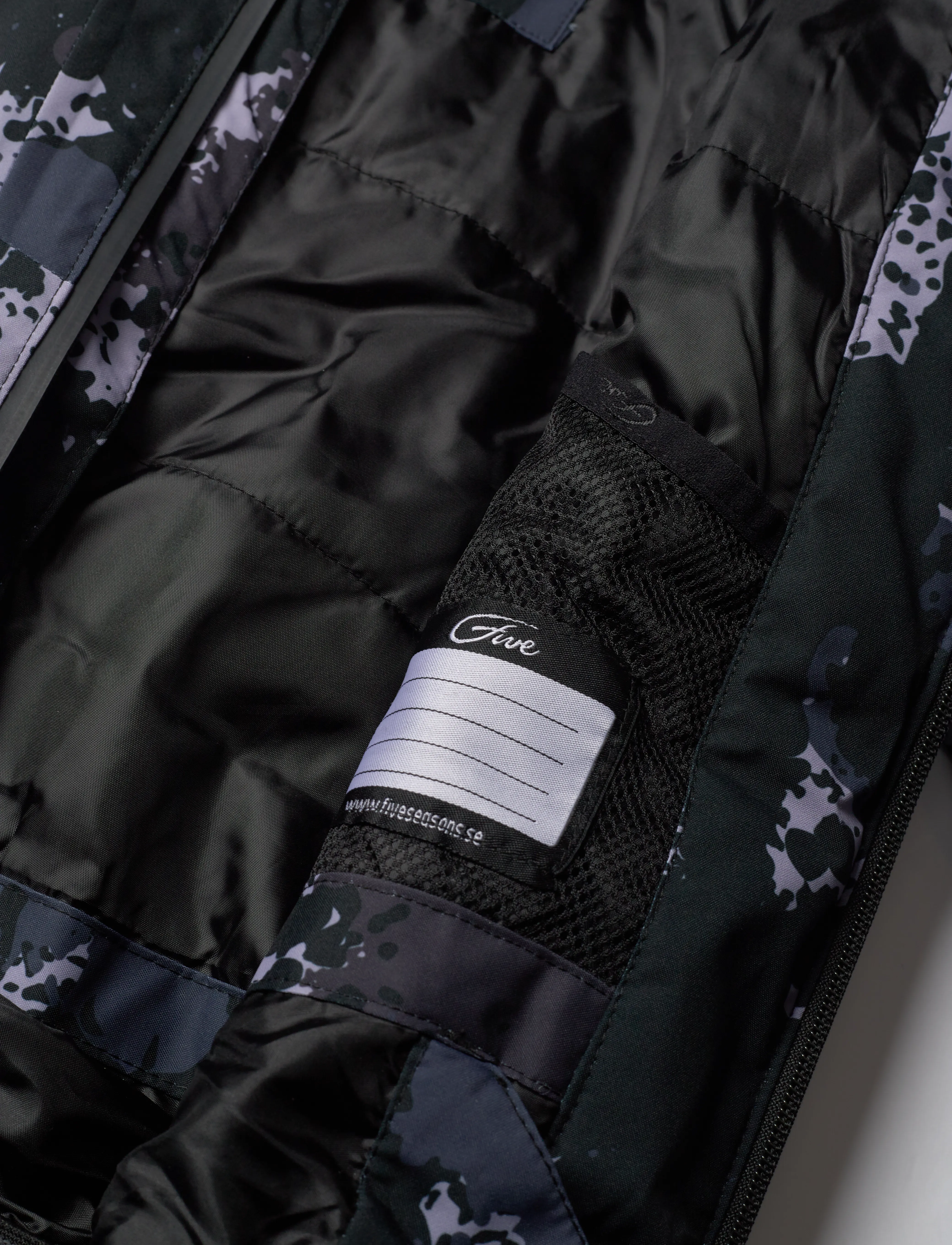 Five Seasons - CHAMONIX JKT JR - skijakker - black sprinkle - 5