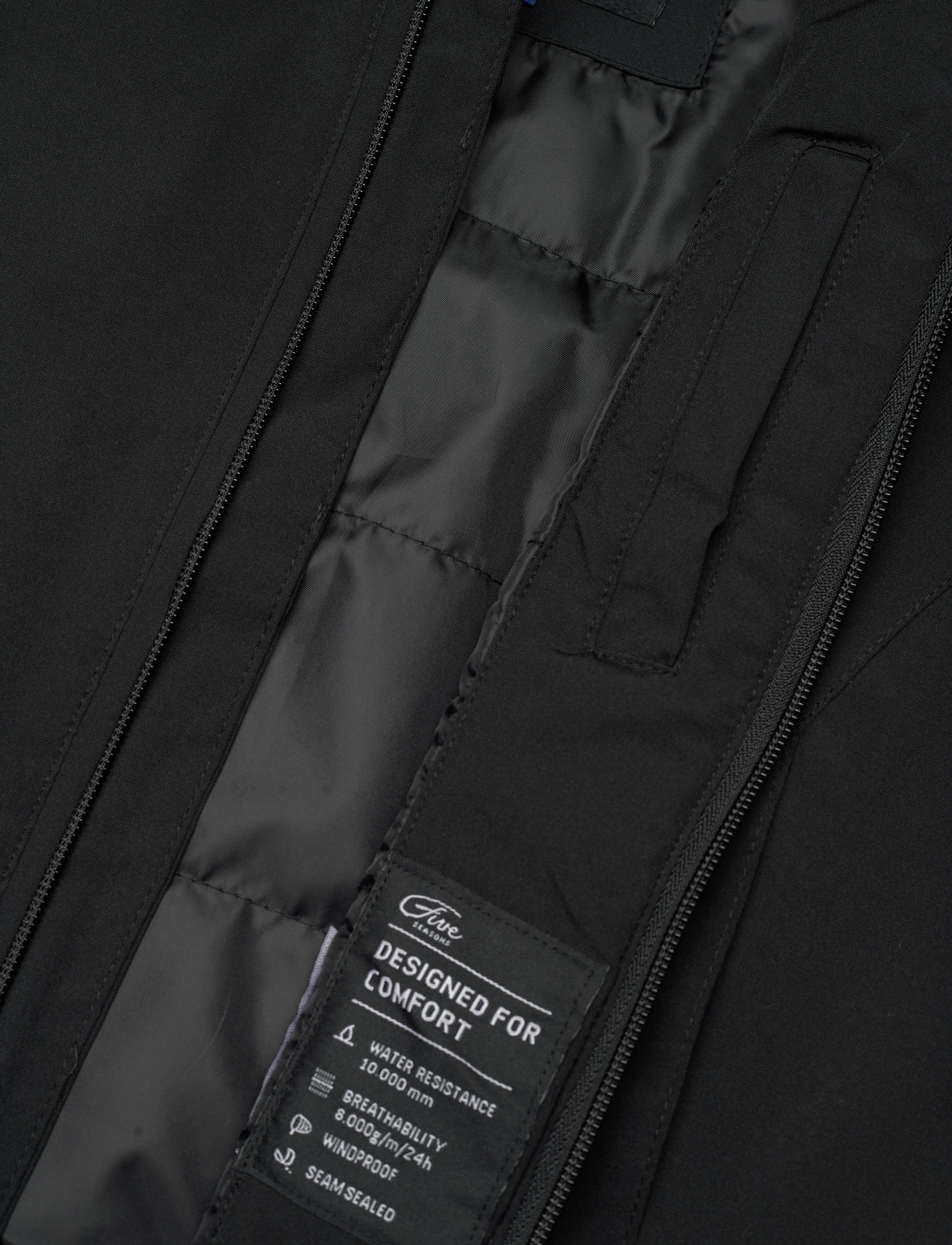 Five Seasons - ISANI JKT JR - ski jackets - black - 2