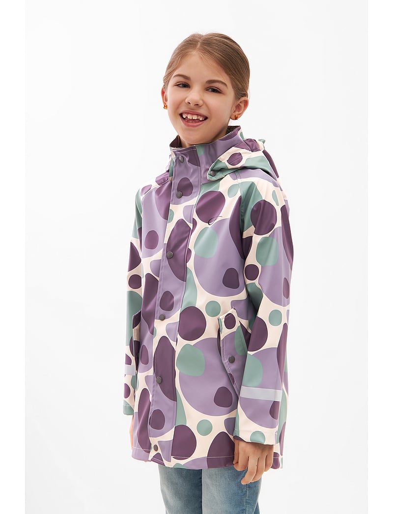 Five Seasons - PU JKT JR - shell un ūdensnecaurlaidīgas virsjakas - heather bubbles - 3