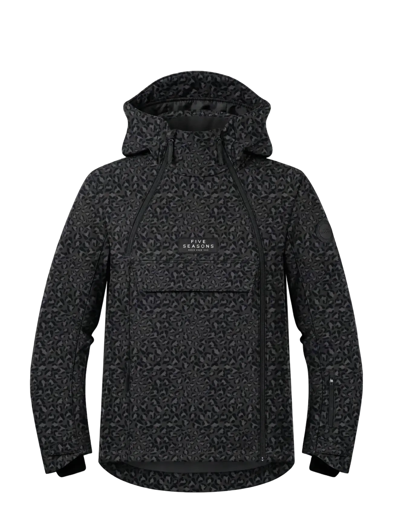 Five Seasons NOZAWA ANORAK JR - Overtøj - BLACK LEO / black
