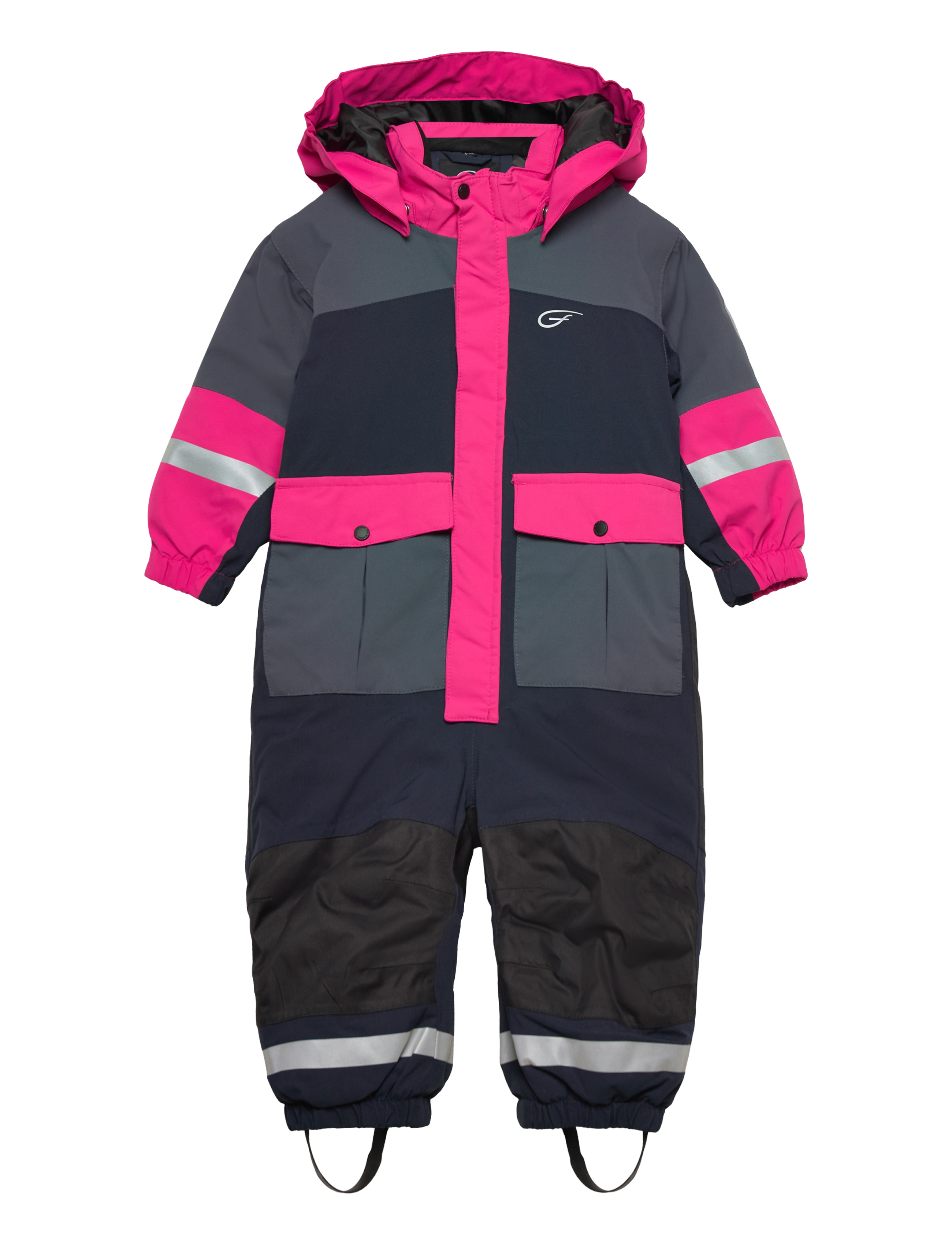 Five Seasons BAILEY OVERALL JR - Talvekombinesoon - FUCHSIA / multi