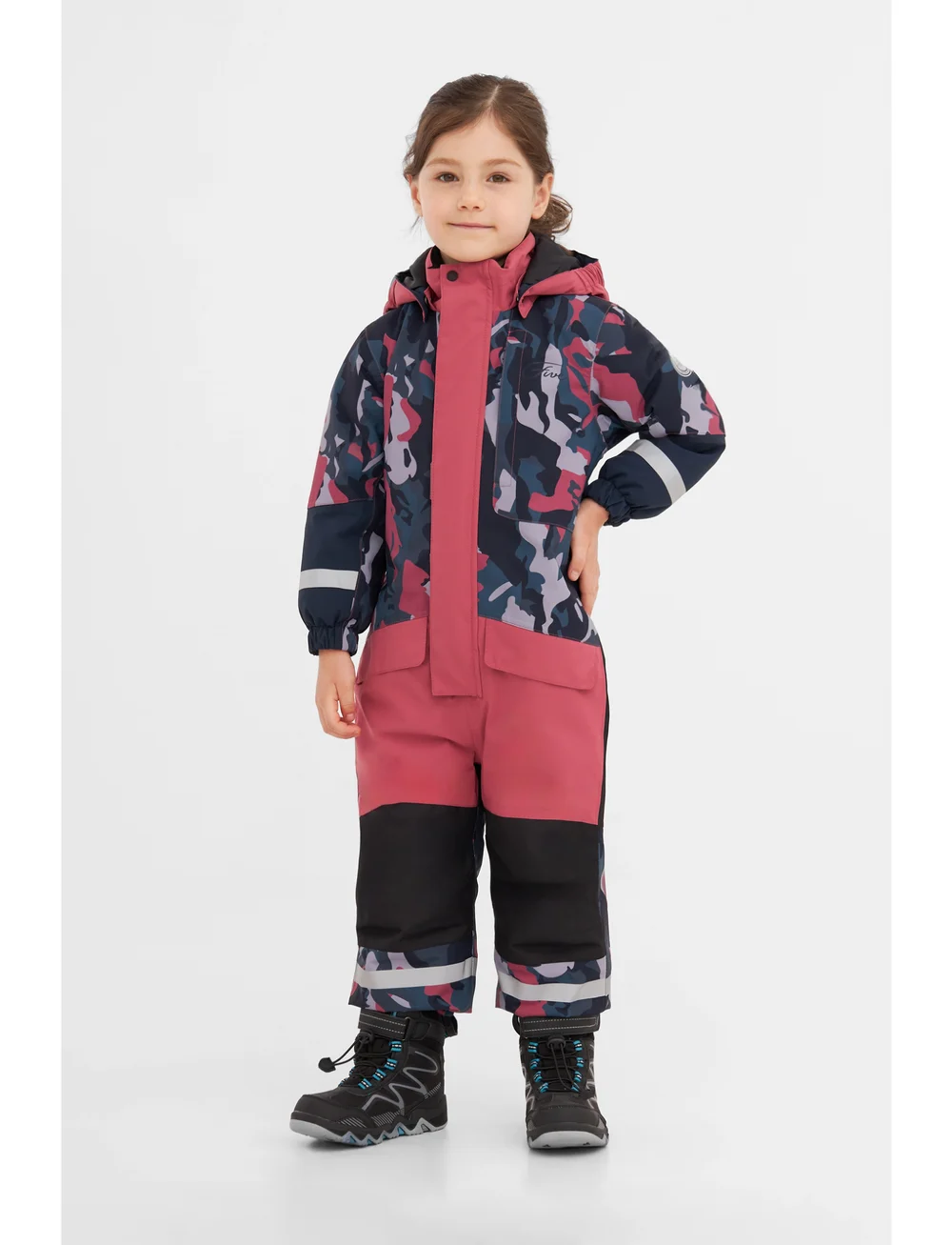 Five Seasons - BRIXTON OVERALL JR - ytterkläder - rose splash - 0