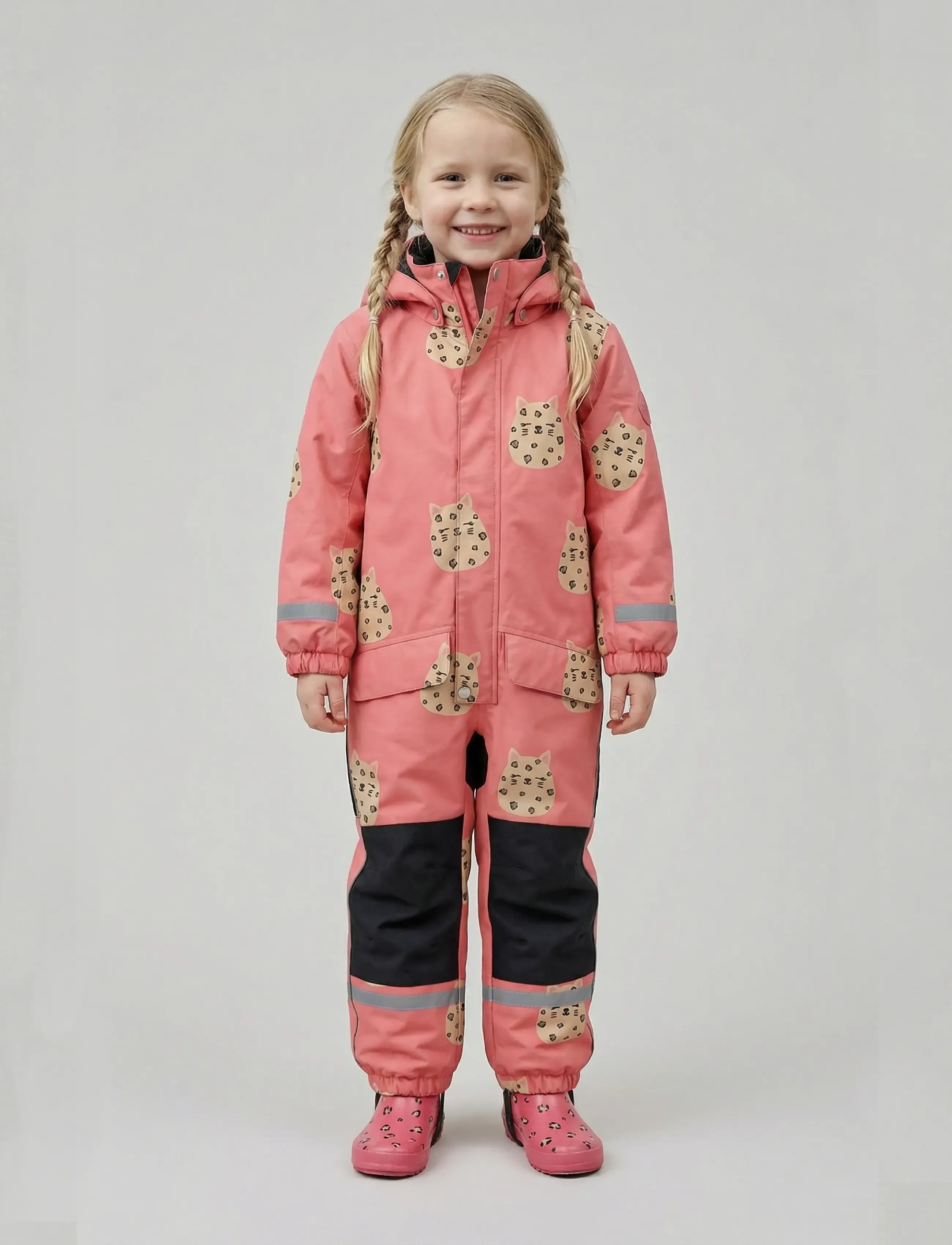 Five Seasons - FANTASY OVERALL JR - ytterkläder - peach cat - 0