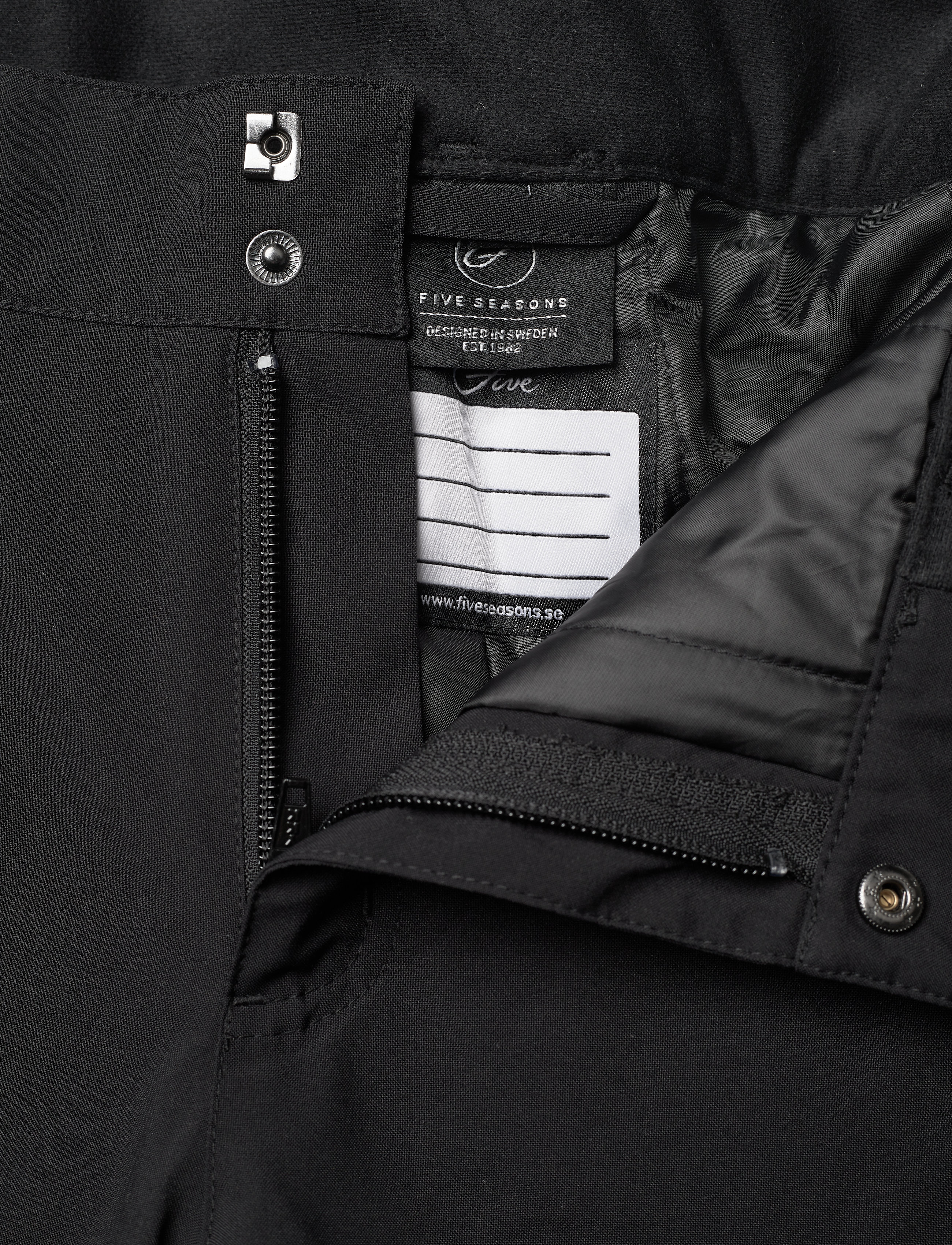 Five Seasons - PALEY PNT JR - overtræksbukser - black - 4