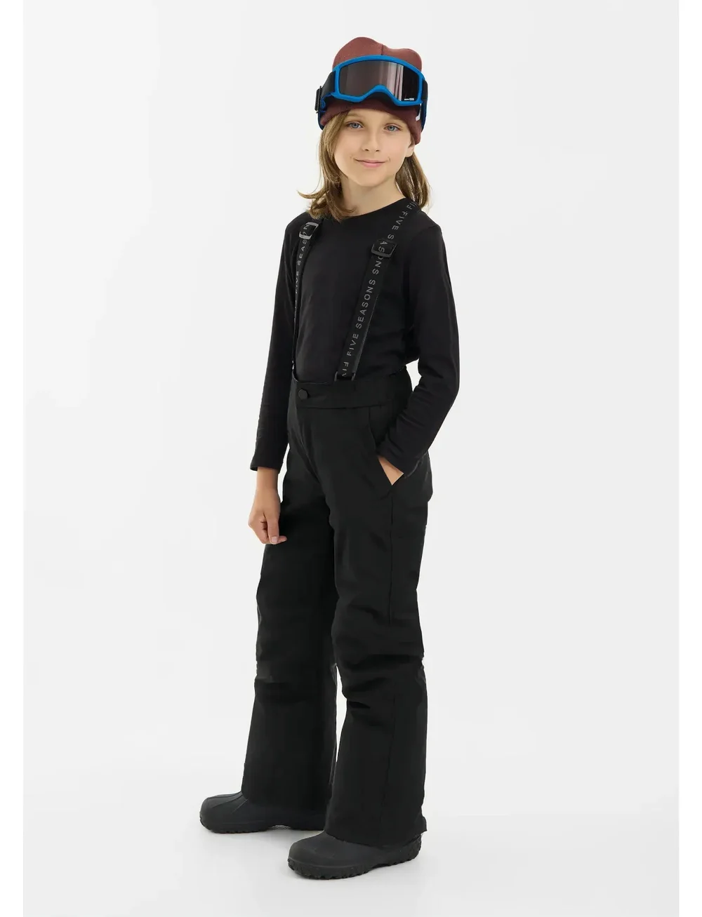 Five Seasons - BILLIE PNT JR - skibroeken - black - 3