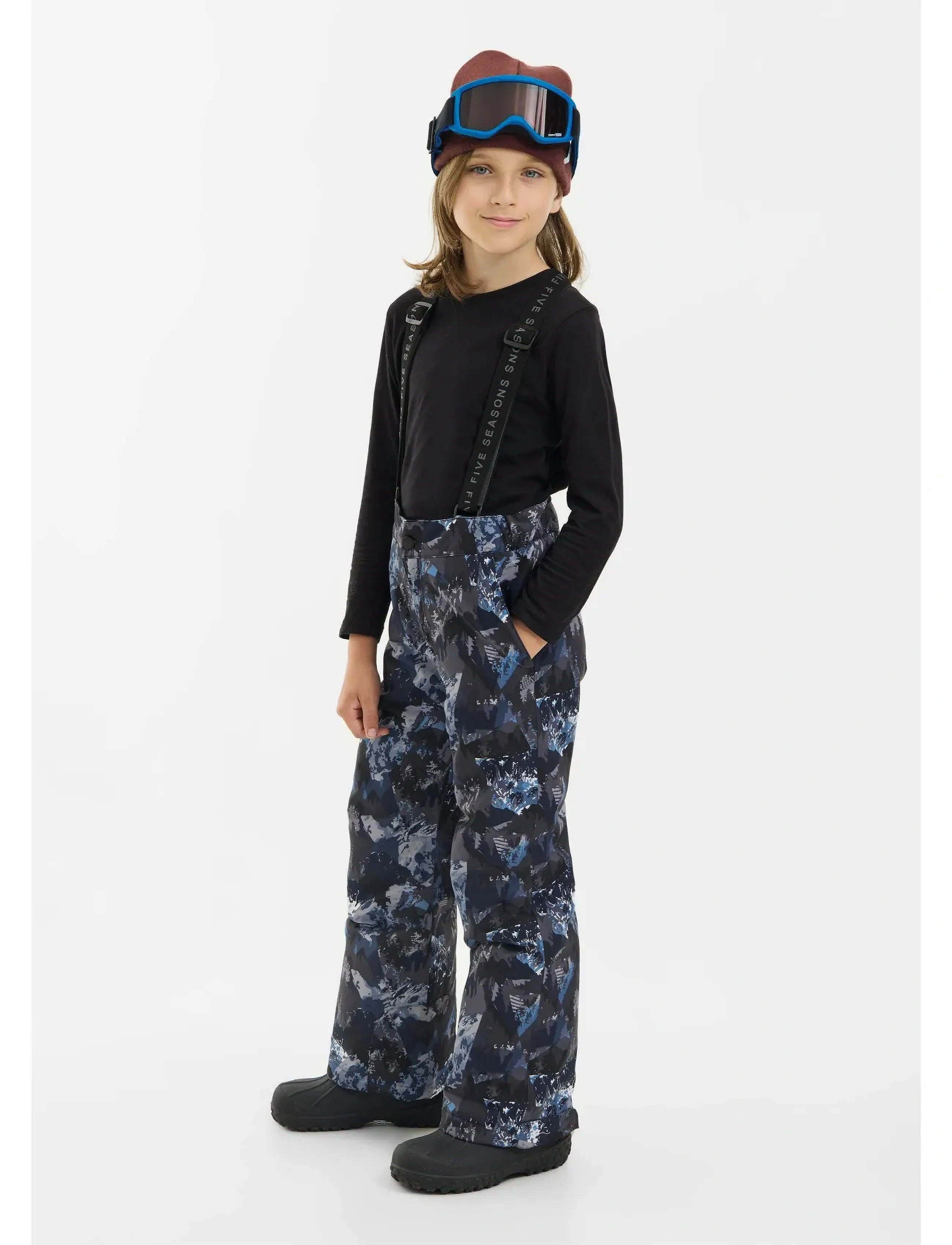 Five Seasons Billie Pnt Jr, 110, Sport, Marineblau - Outdoor Pants, Kinder