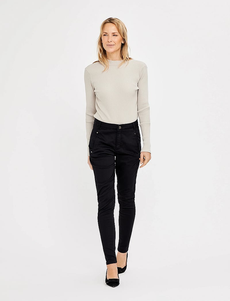 FIVEUNITS - JolieFV - straight jeans - gun black - 0