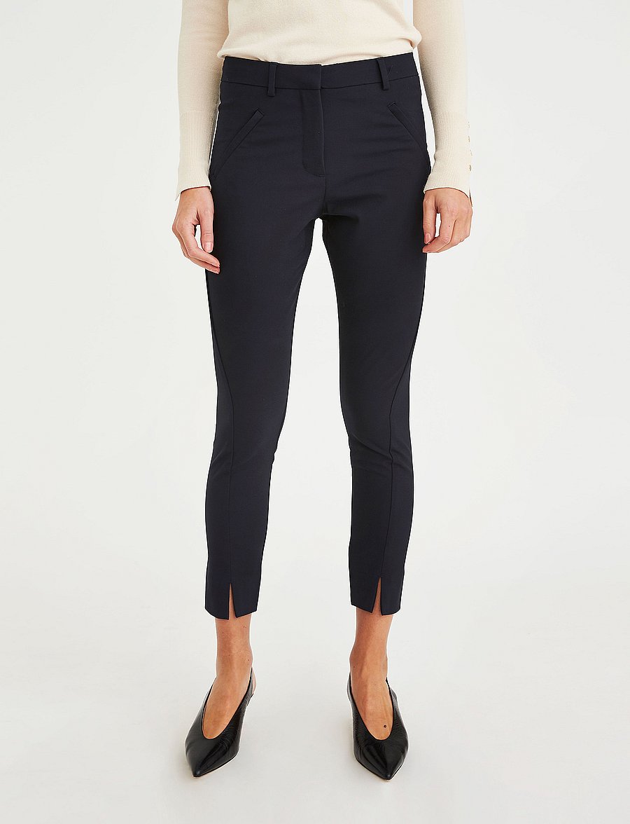 FIVEUNITS - Angelie 285 Split Navy Glow - chinos - navy glow - 0