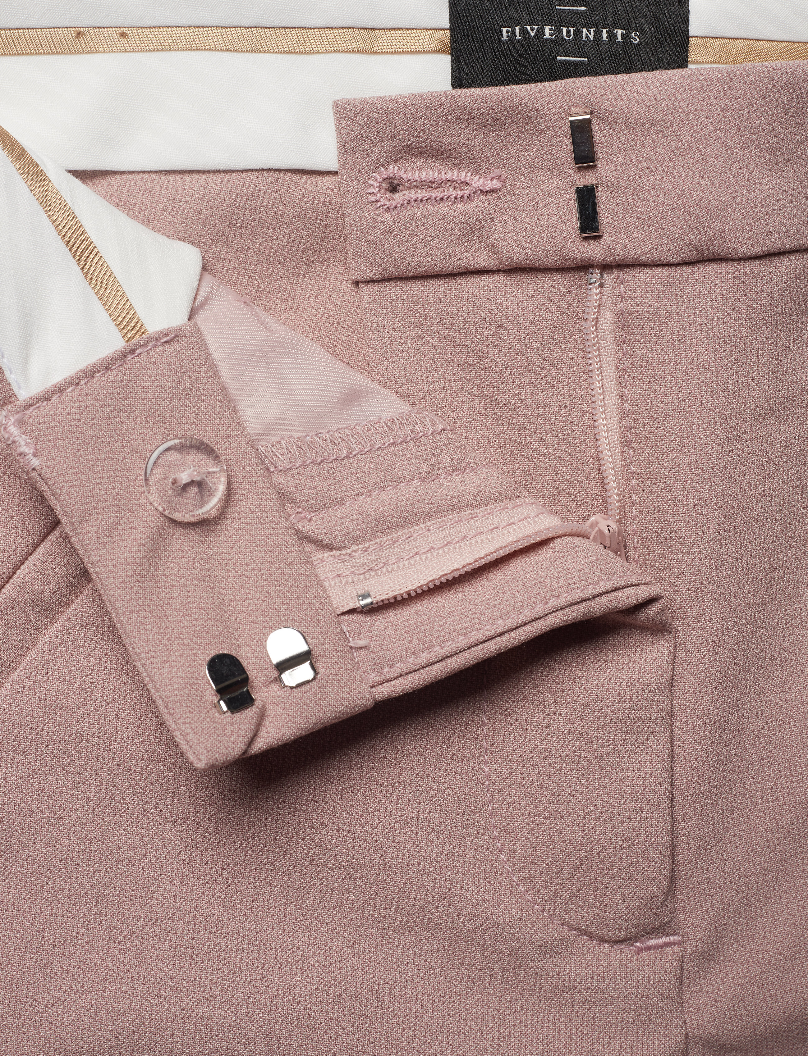 FIVEUNITS - Angelie 225 - pale mauve melange slim - 3