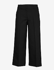 FIVEUNITS - DenaFV Crop - wide leg trousers - black glow - 0