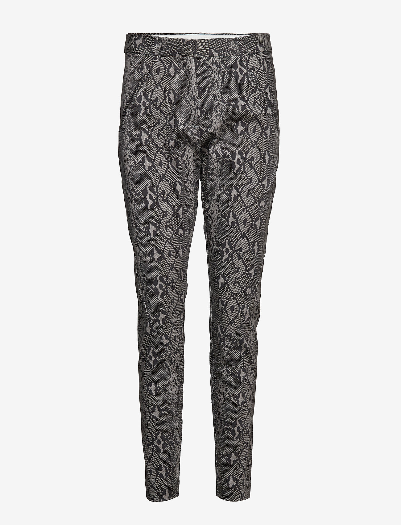 FIVEUNITS - Angelie 606 Dark Grey Snake - bukser med lige ben - dark grey snake - 0