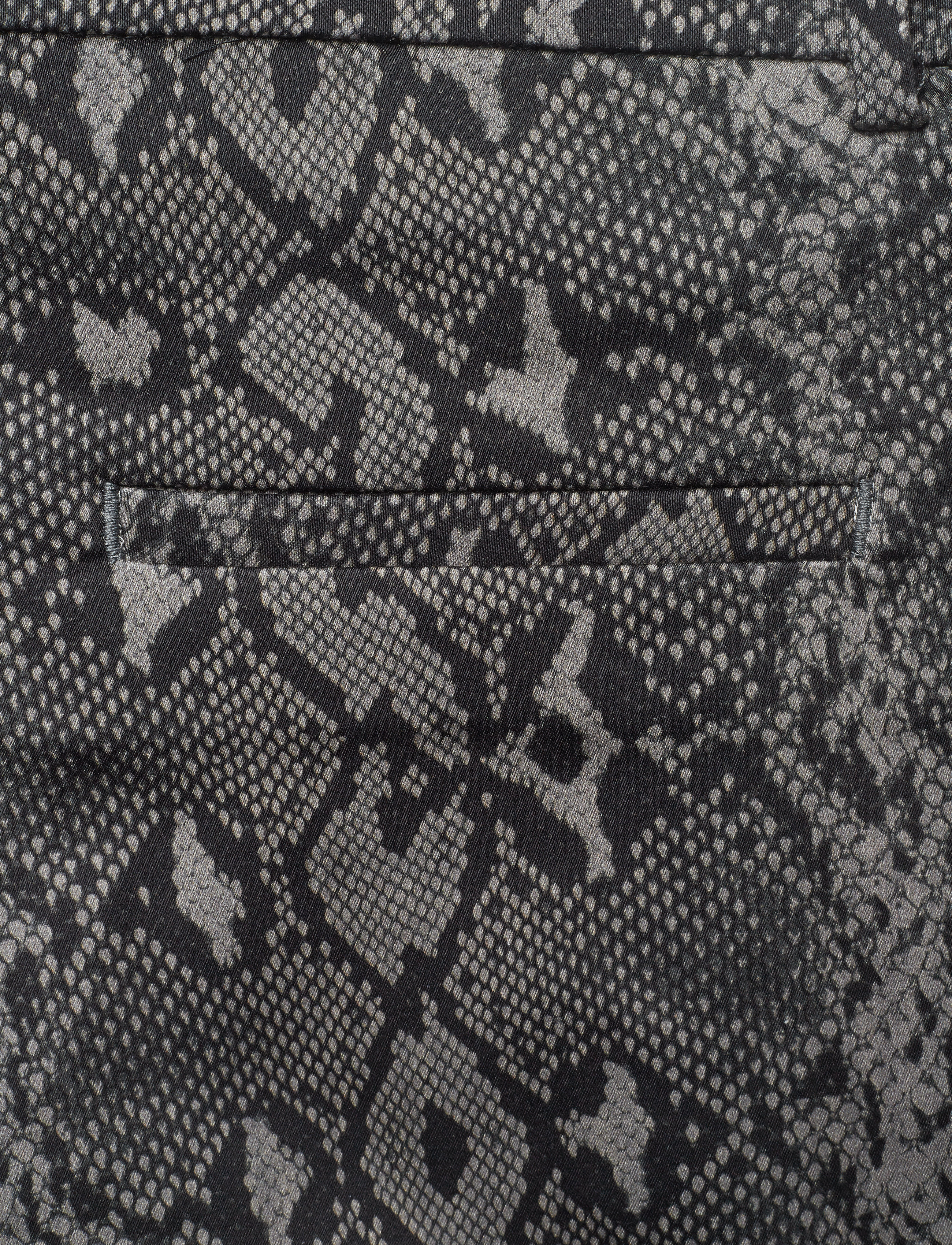 FIVEUNITS - Angelie 606 Dark Grey Snake - pantalons droits - dark grey snake - 4
