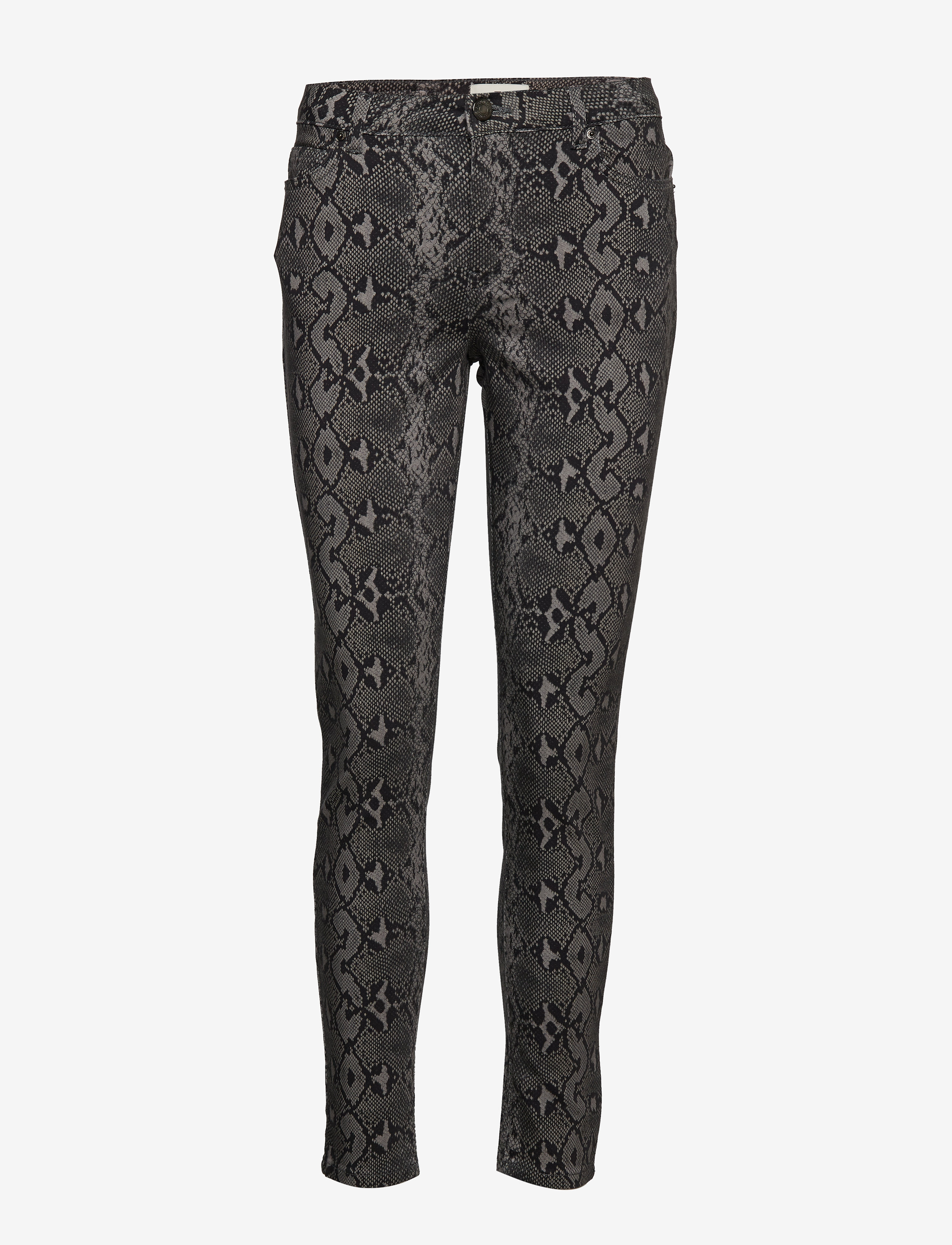 Kate 606 Dark Grey Snake - DARK GREY SNAKE